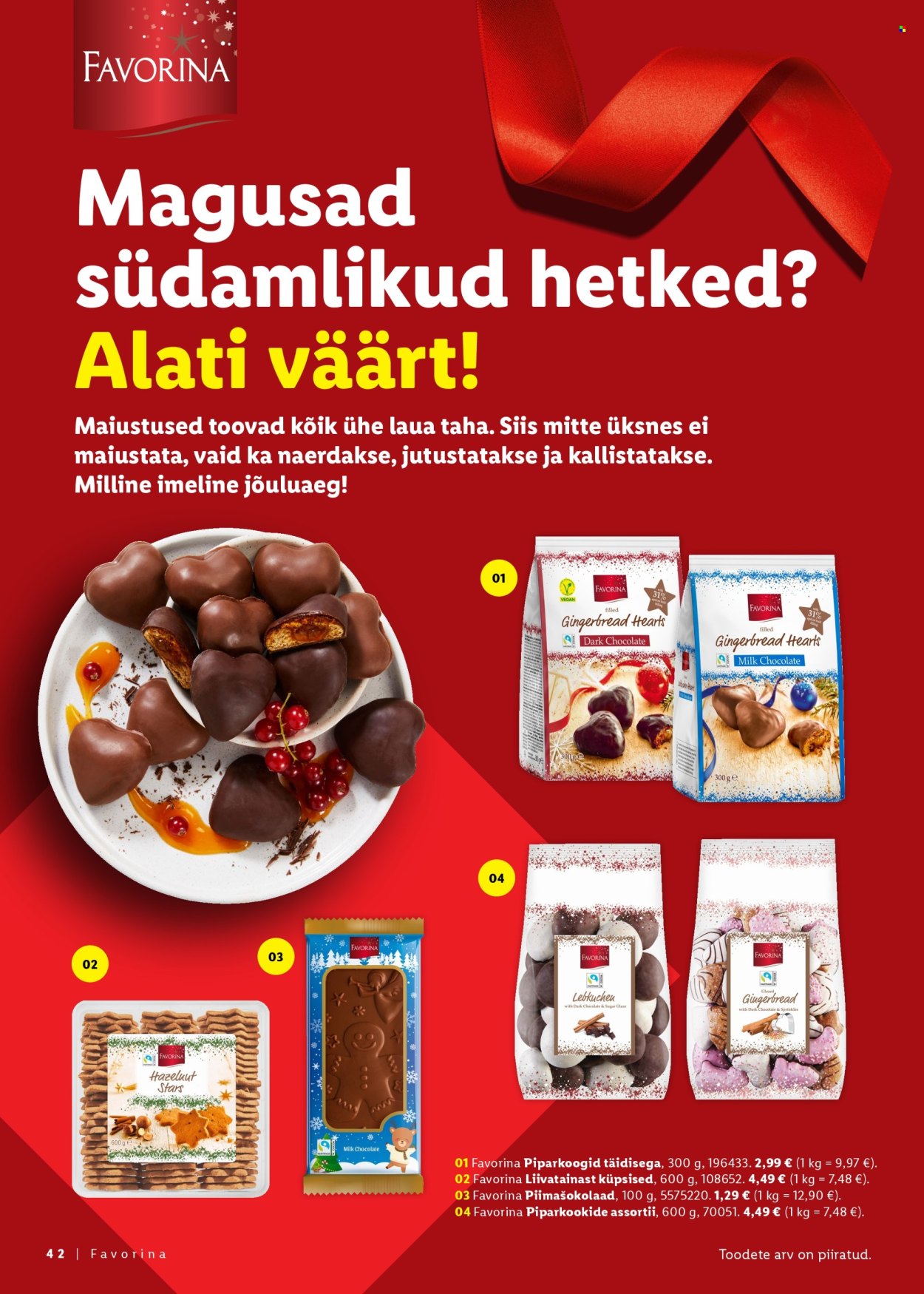 lidl - Lidl kliendileht - Jõulutoidu kataloog Deluxe - page: 42