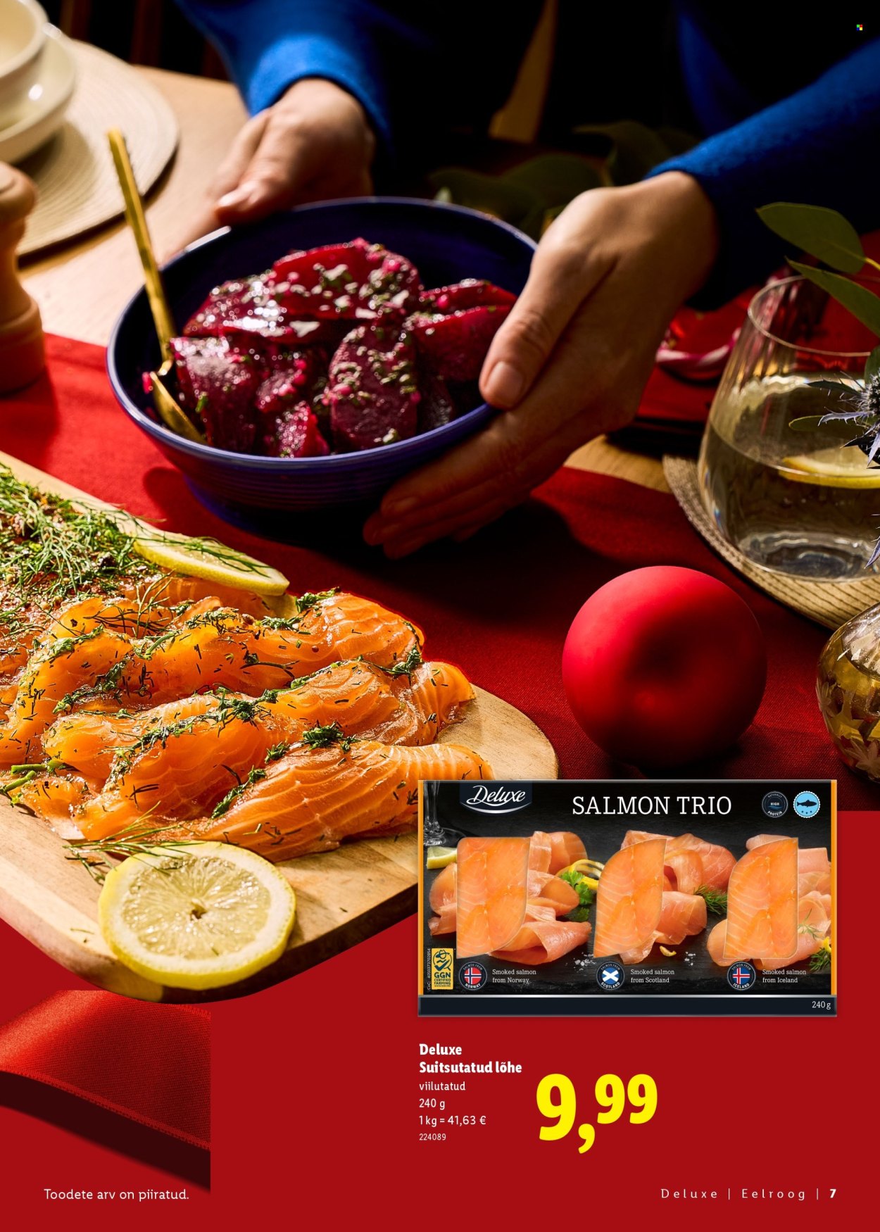 lidl - Lidl kliendileht - Jõulutoidu kataloog Deluxe - page: 7