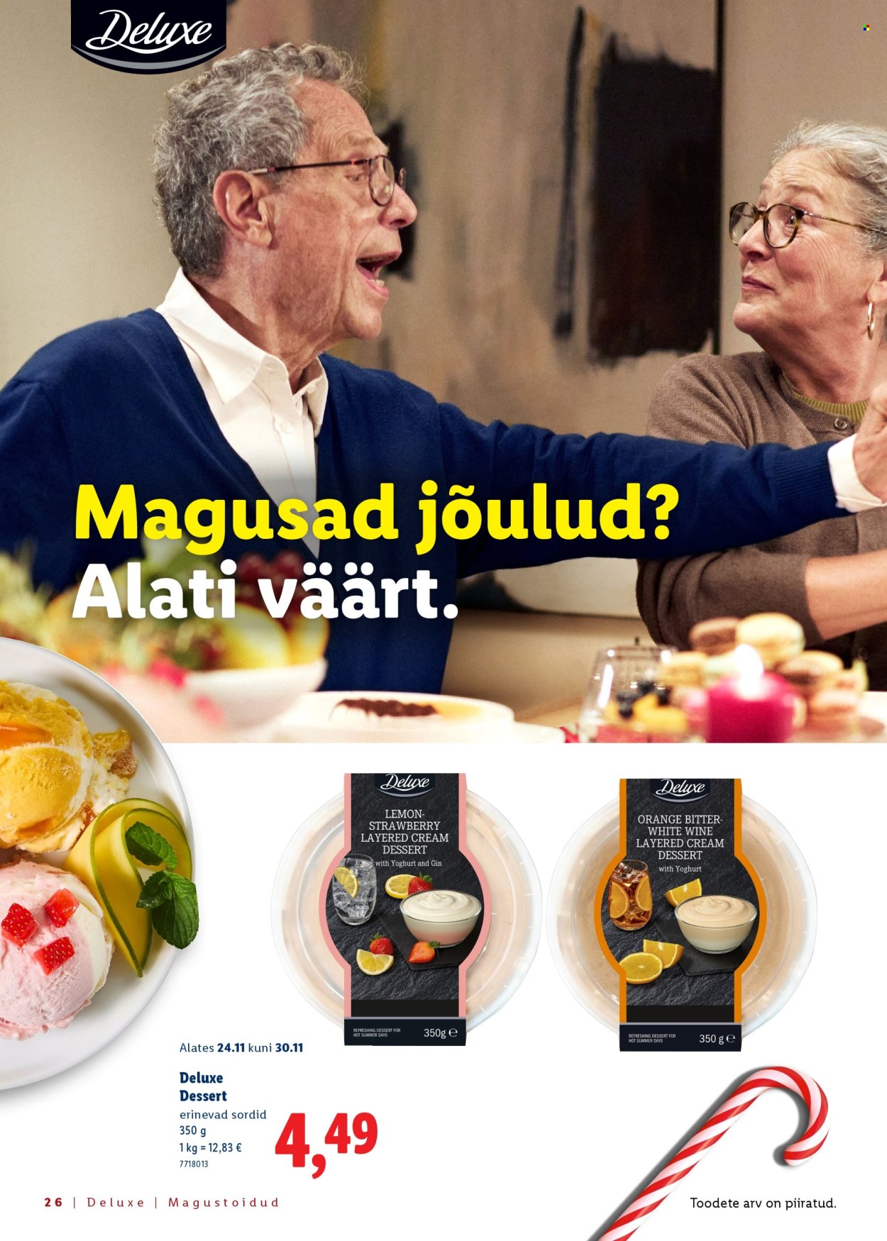 lidl - Lidl kliendileht - Jõulutoidu kataloog Deluxe - page: 26