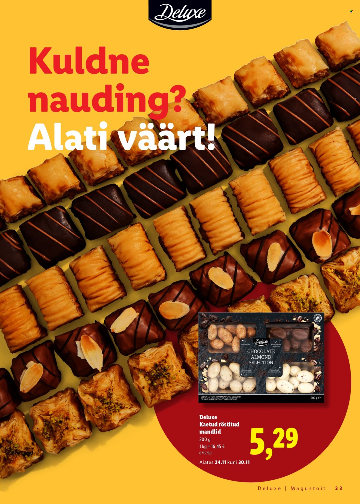 lidl - Lidl kliendileht - Jõulutoidu kataloog Deluxe - page: 33