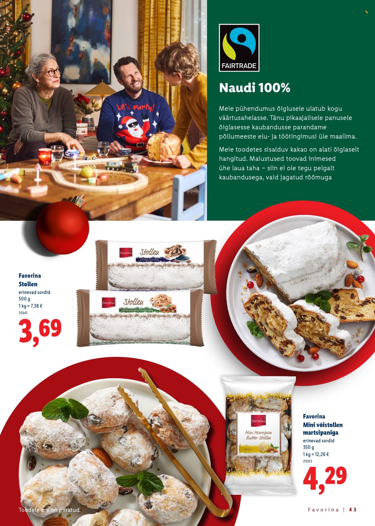 lidl - Lidl kliendileht - Jõulutoidu kataloog Deluxe - page: 43