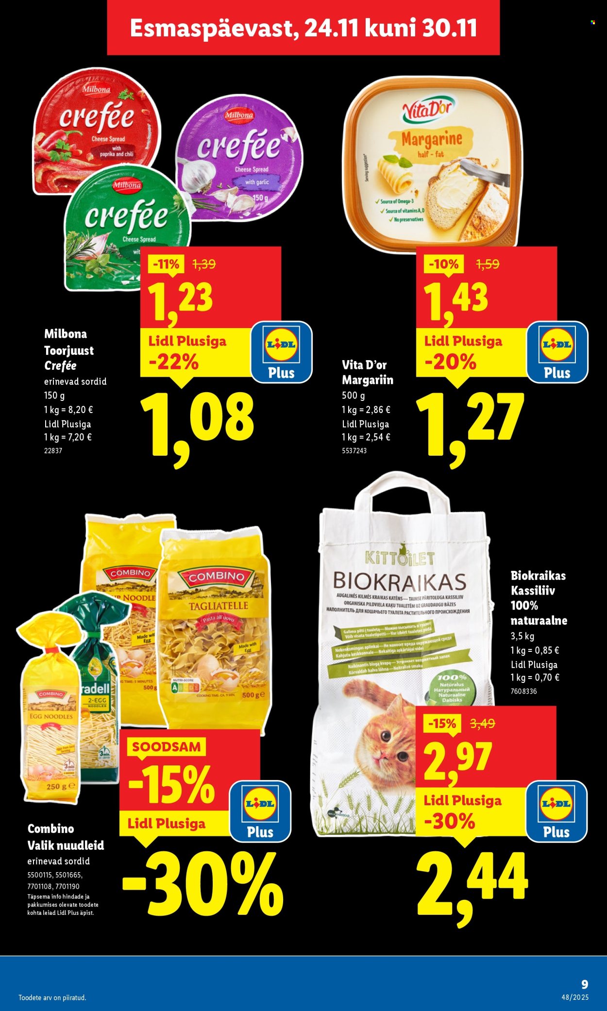 lidl - Lidl kliendileht - Nädalalõpu pakkumised (27.11 - 30.11.2025) - page: 9