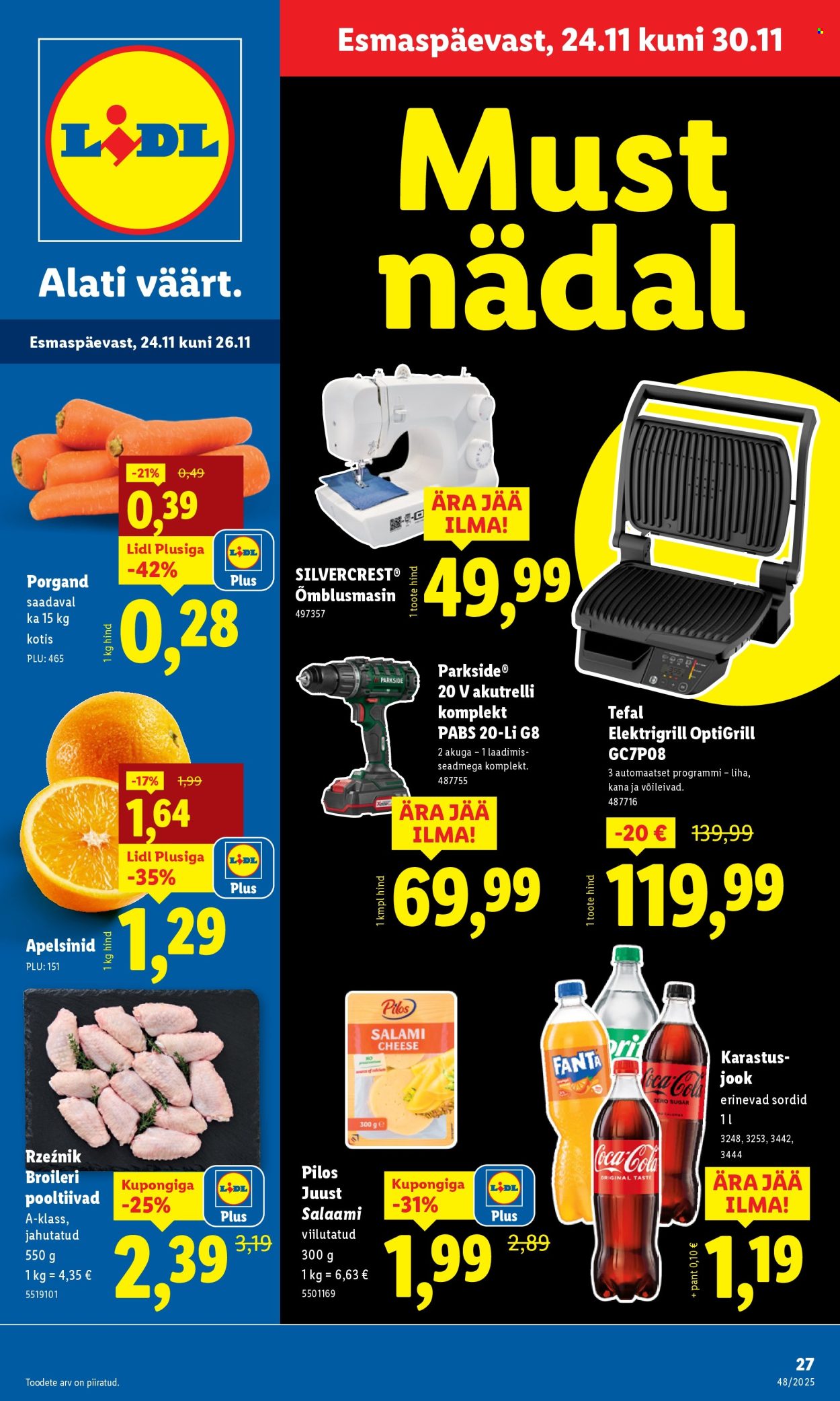 lidl - Lidl kliendileht - Nädalalõpu pakkumised (27.11 - 30.11.2025) - page: 27