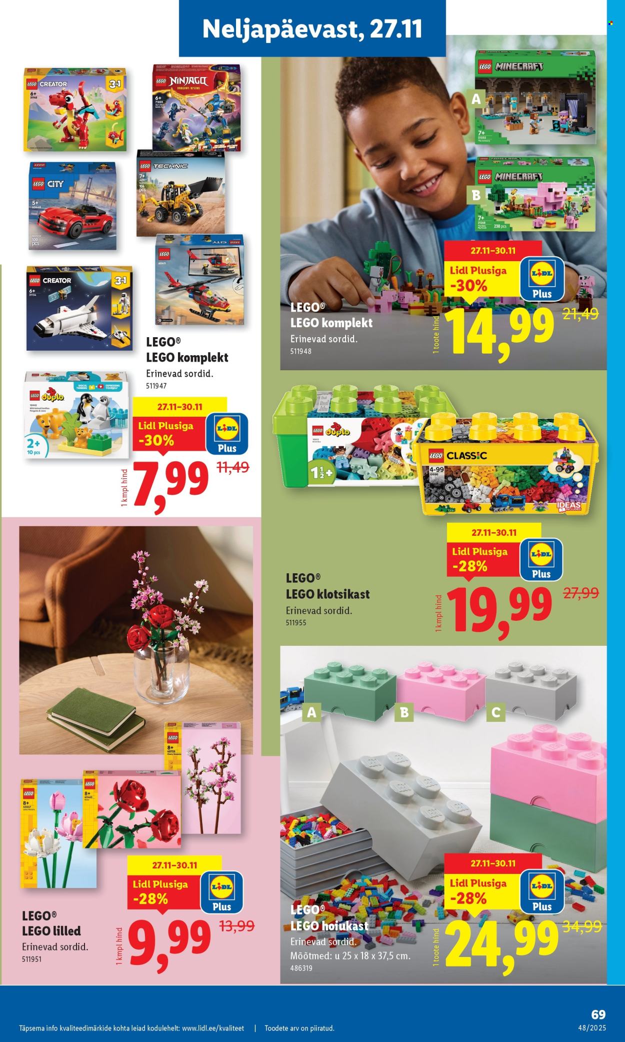 lidl - Lidl kliendileht - Nädalalõpu pakkumised (27.11 - 30.11.2025) - page: 69