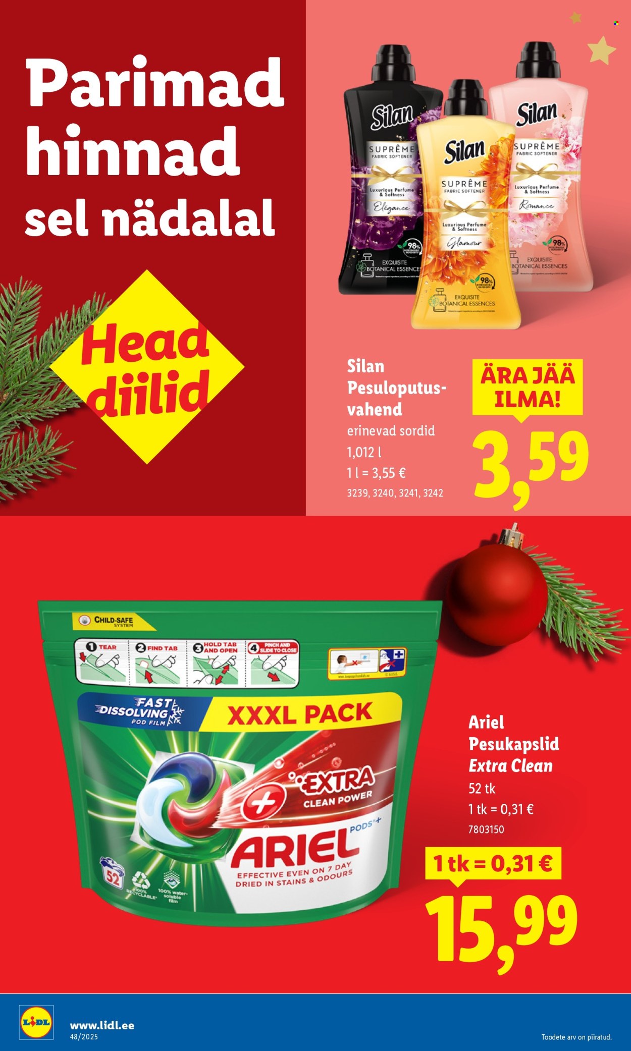 lidl - Lidl kliendileht - Nädalalõpu pakkumised (27.11 - 30.11.2025) - page: 44