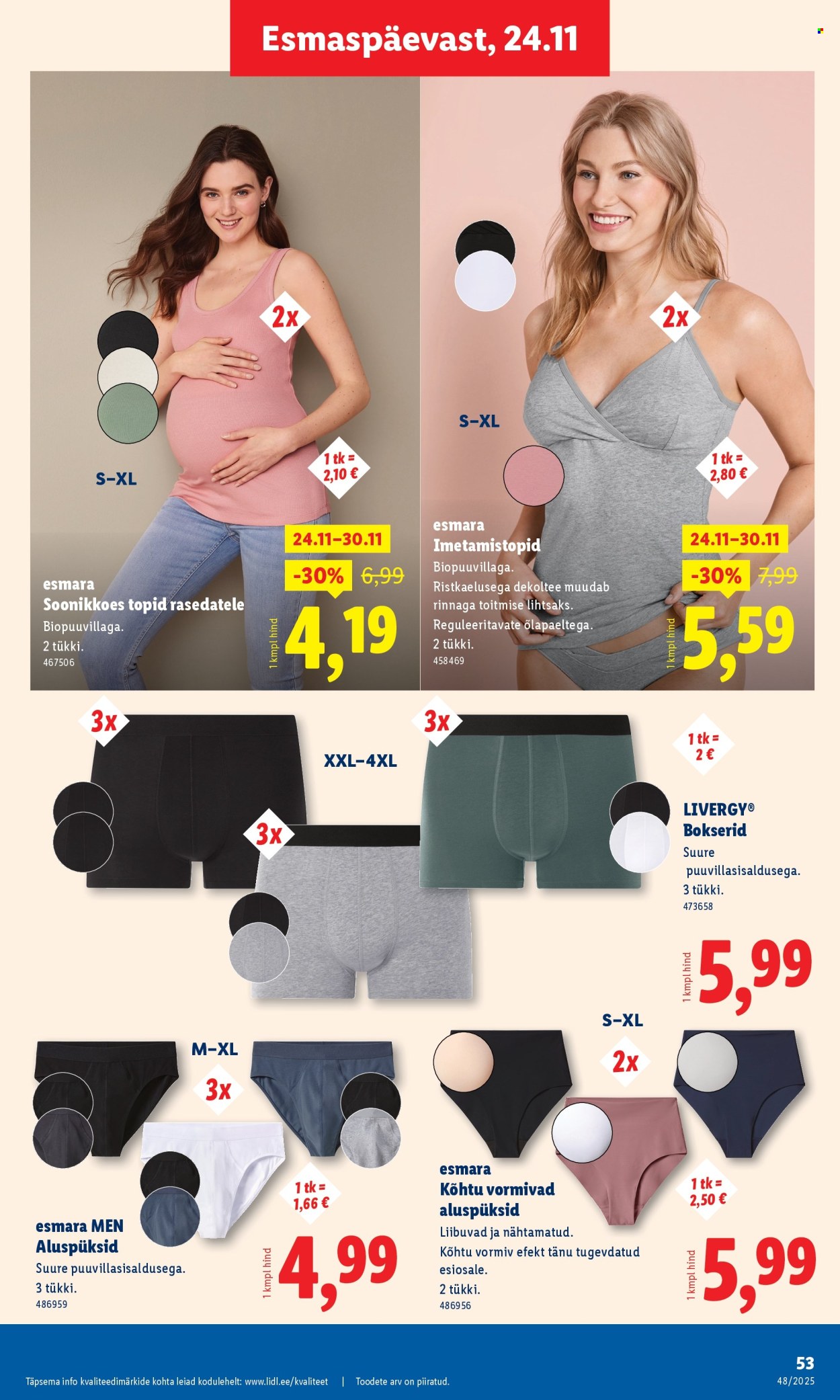 lidl - Lidl kliendileht - Nädalalõpu pakkumised (27.11 - 30.11.2025) - page: 53
