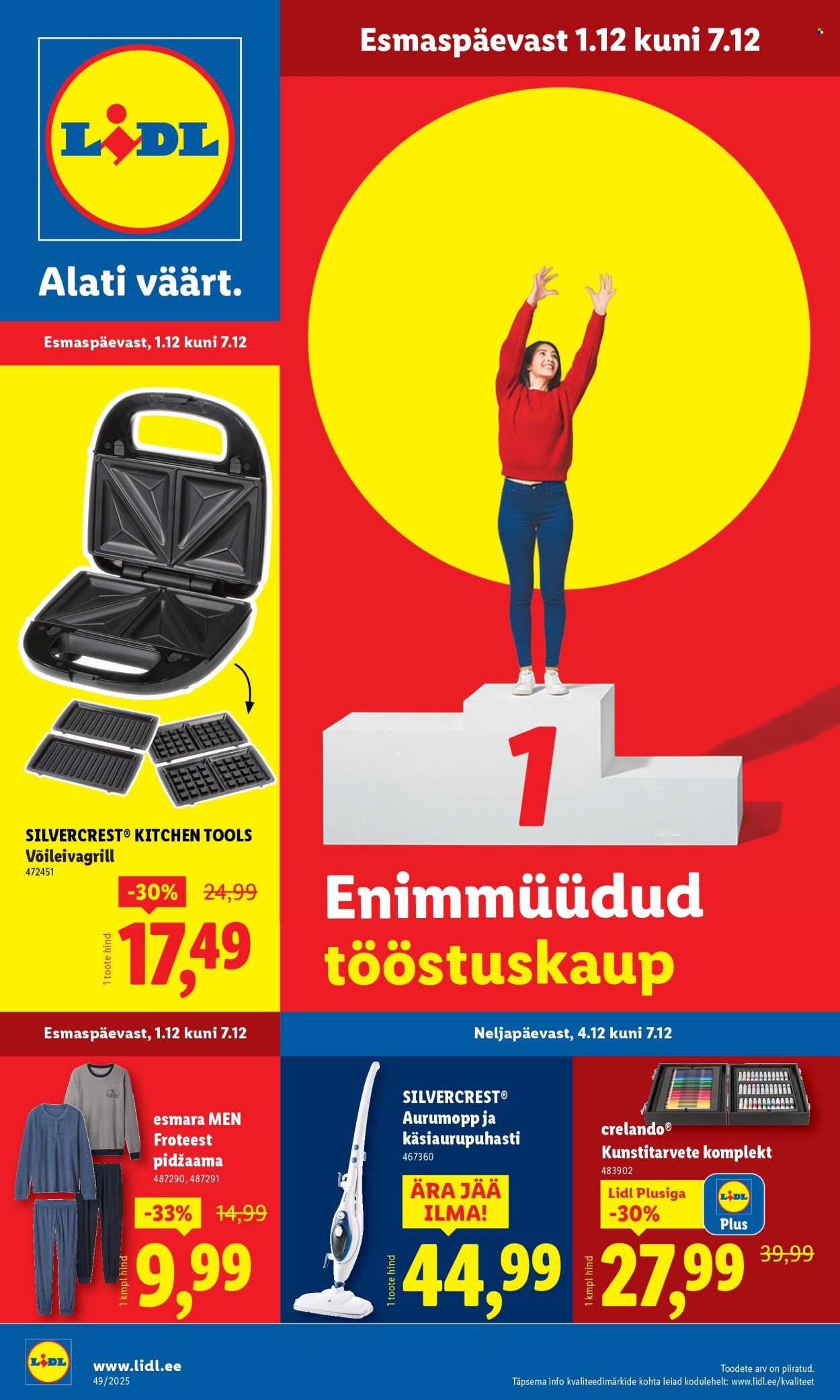 lidl - Lidl kliendileht - Tööstuskaupade pakkumised (1.12 - 7.12.2025)