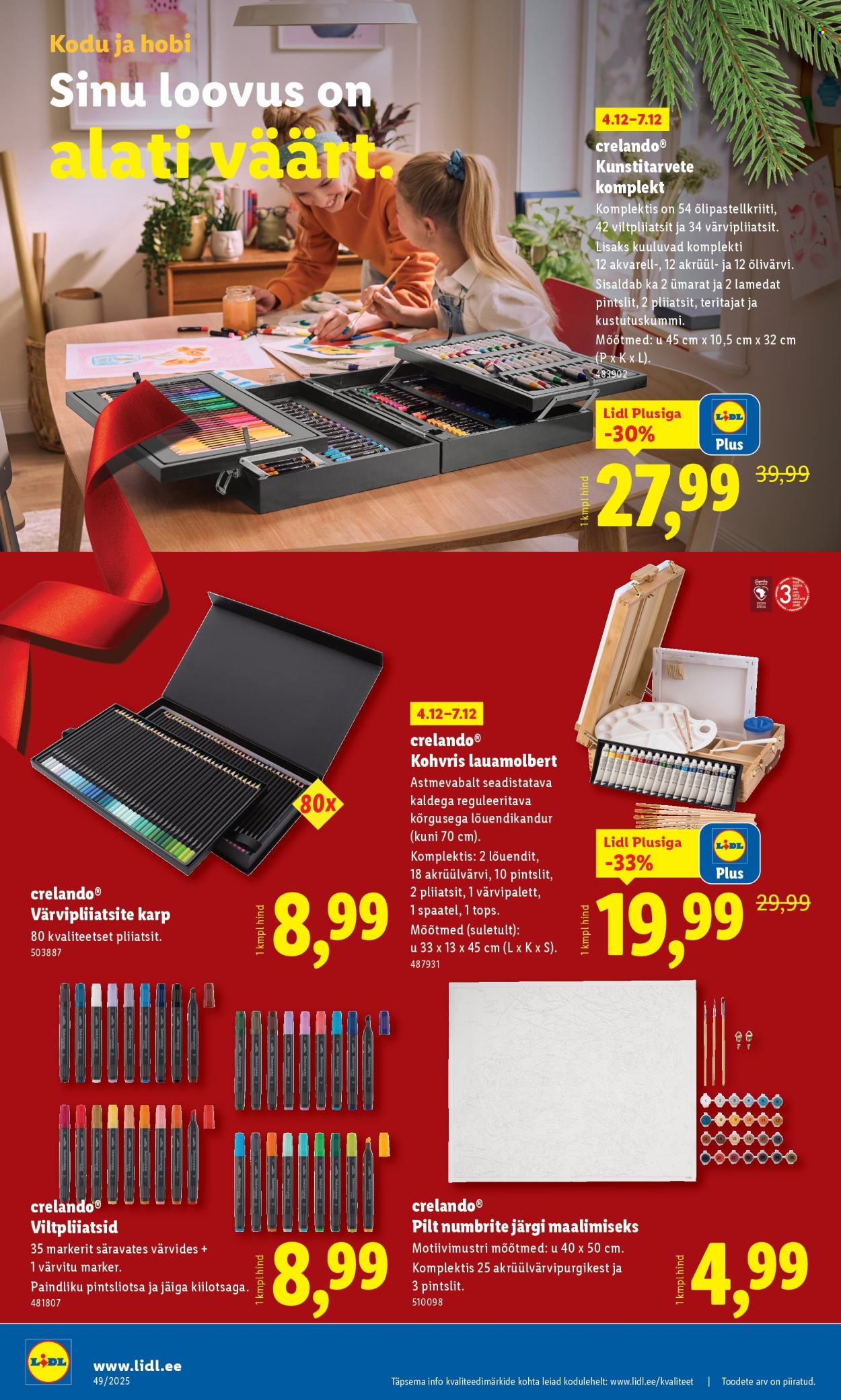 lidl - Lidl kliendileht - Tööstuskaupade pakkumised (1.12 - 7.12.2025) - page: 20