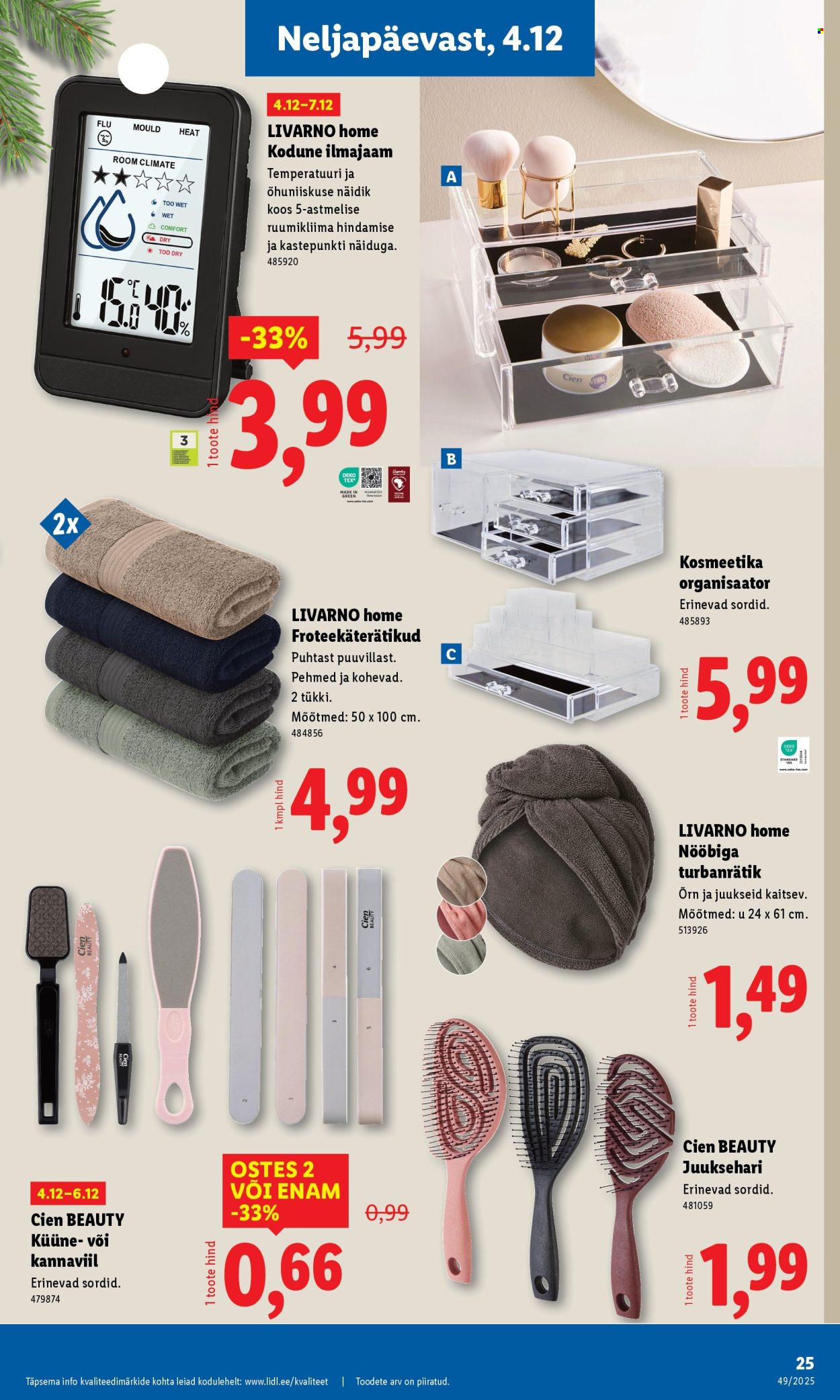 lidl - Lidl kliendileht - Tööstuskaupade pakkumised (1.12 - 7.12.2025) - page: 25