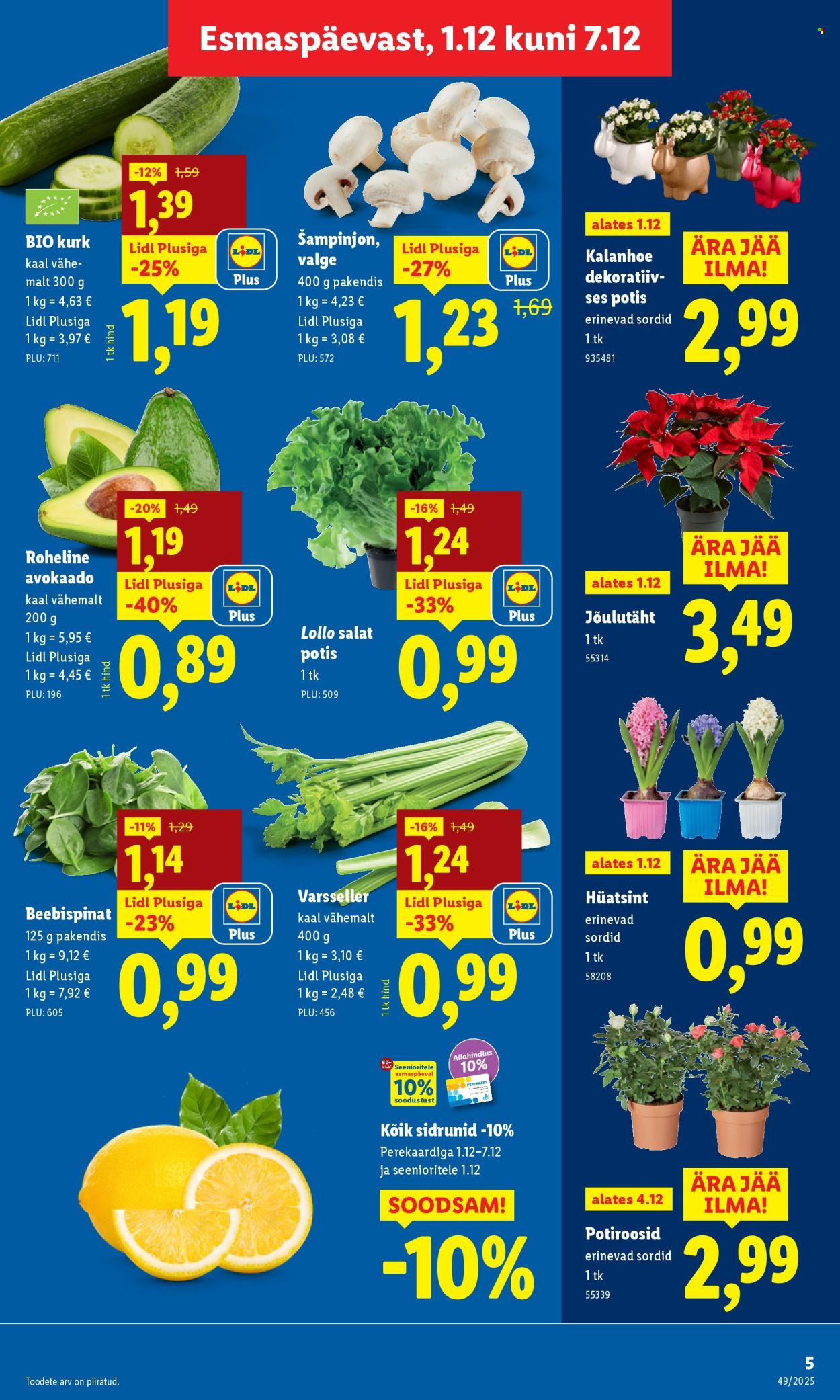 lidl - Lidl kliendileht - Kliendileht (1.12 - 7.12.2025) - page: 5