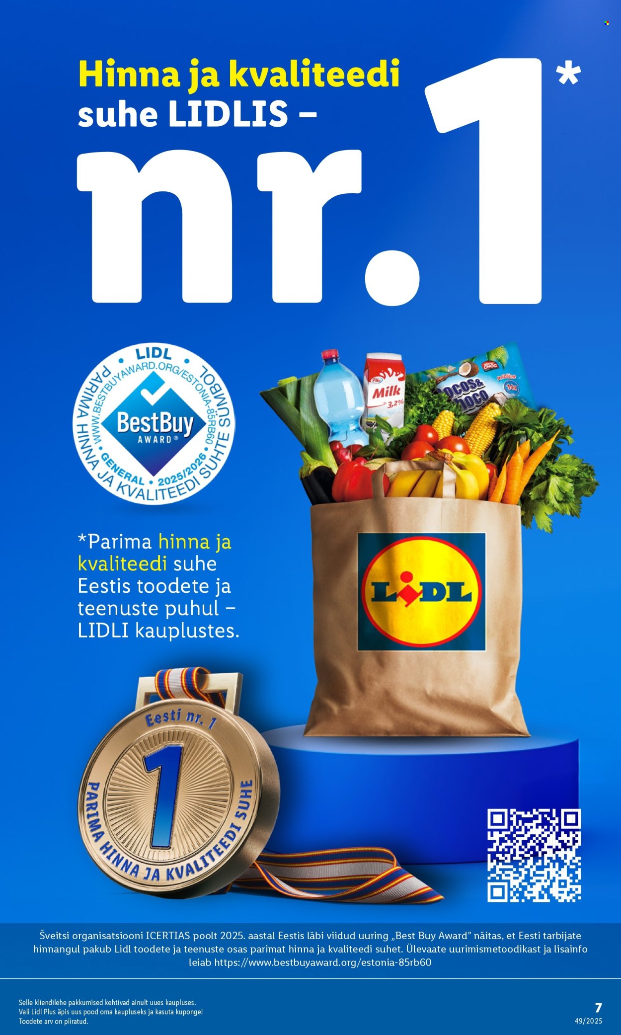 lidl - Lidl kliendileht - Linnämae tee 28 (4.12 - 7.12.2025) - page: 7