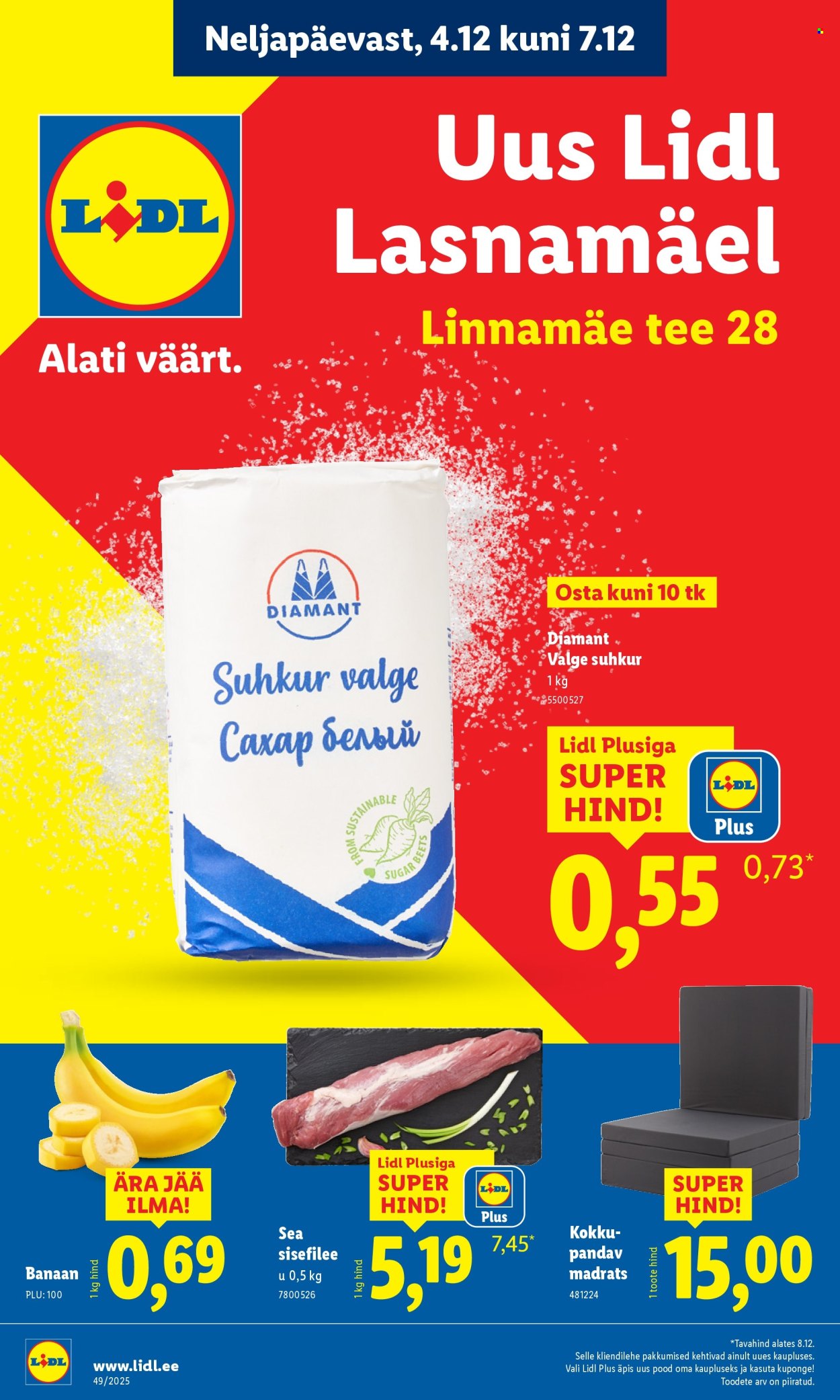 lidl - Lidl kliendileht - Linnämae tee 28 (4.12 - 7.12.2025)