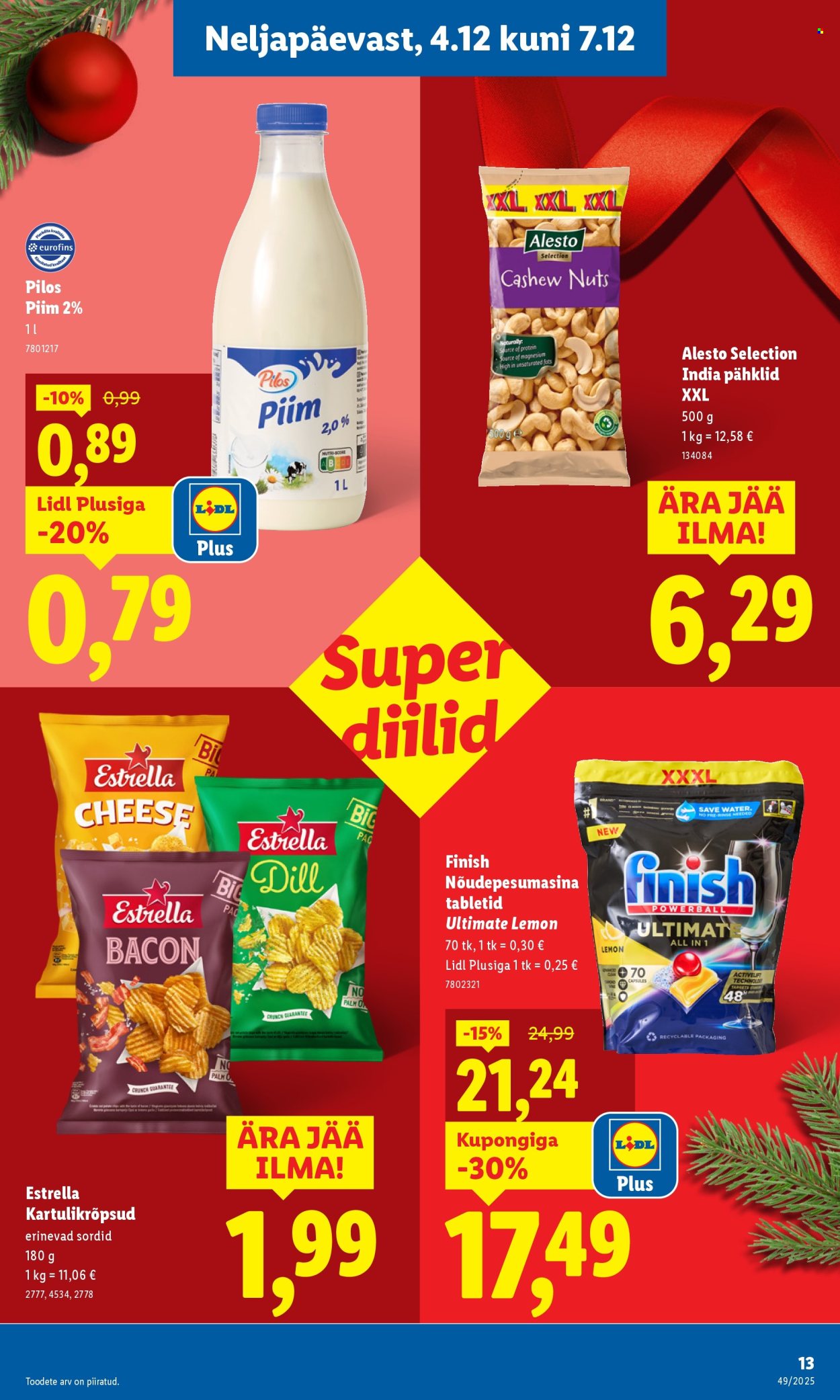 lidl - Lidl kliendileht - Nädalalõpu pakkumised (4.12 - 7.12.2025) - page: 13