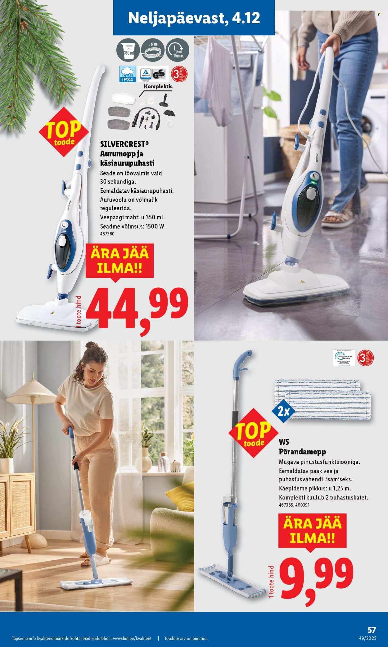 lidl - Lidl kliendileht - Nädalalõpu pakkumised (4.12 - 7.12.2025) - page: 57