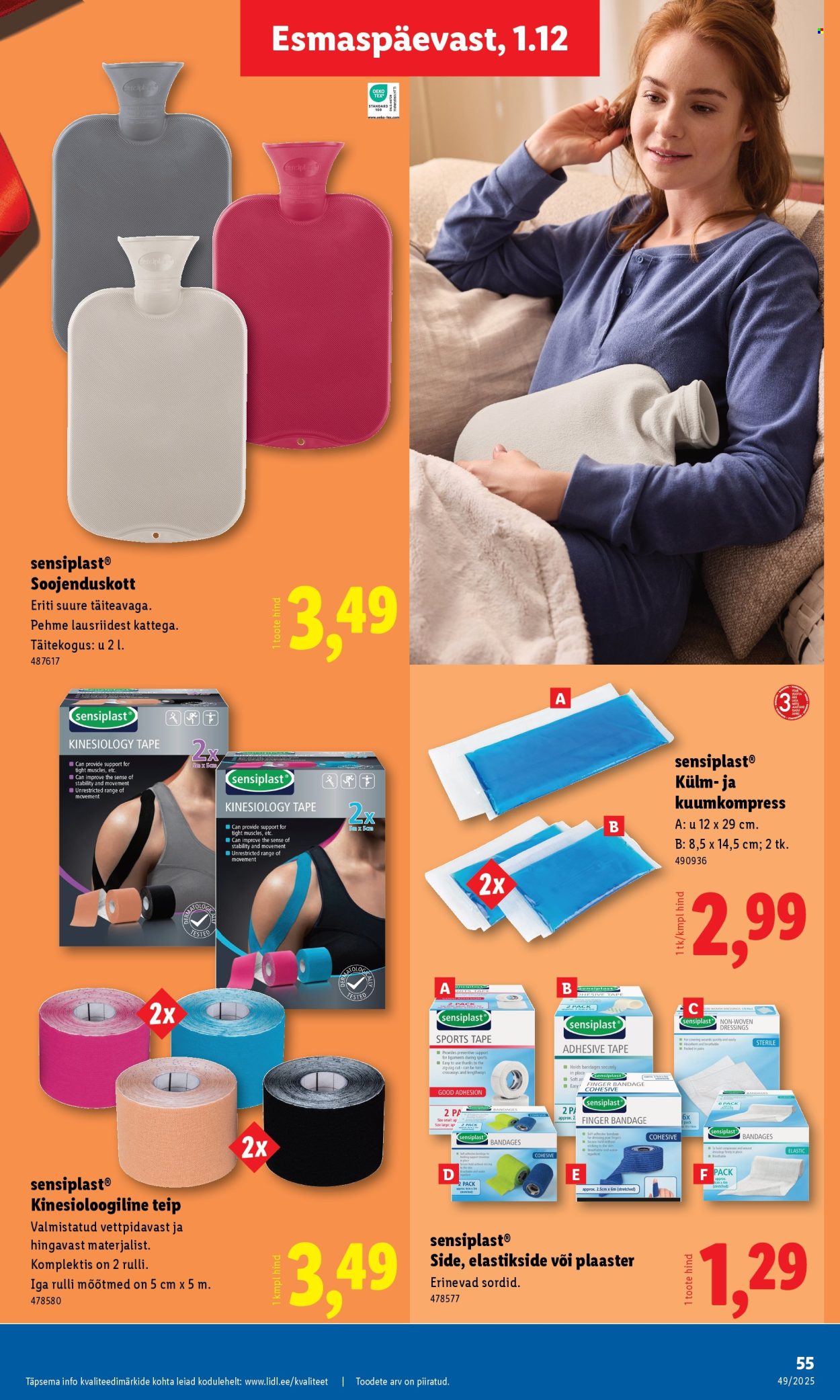 lidl - Lidl kliendileht - Nädalalõpu pakkumised (4.12 - 7.12.2025) - page: 55