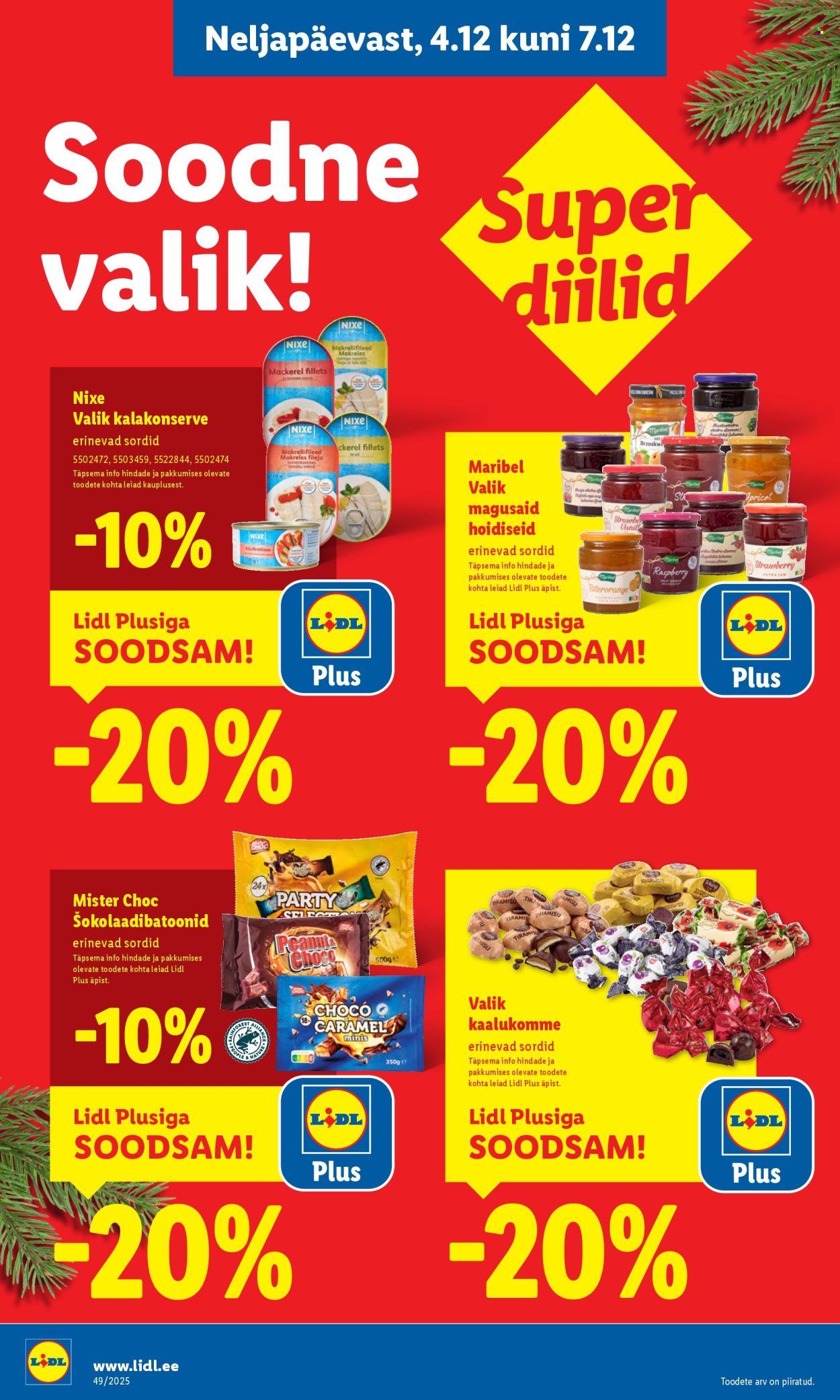 lidl - Lidl kliendileht - Nädalalõpu pakkumised (4.12 - 7.12.2025) - page: 12