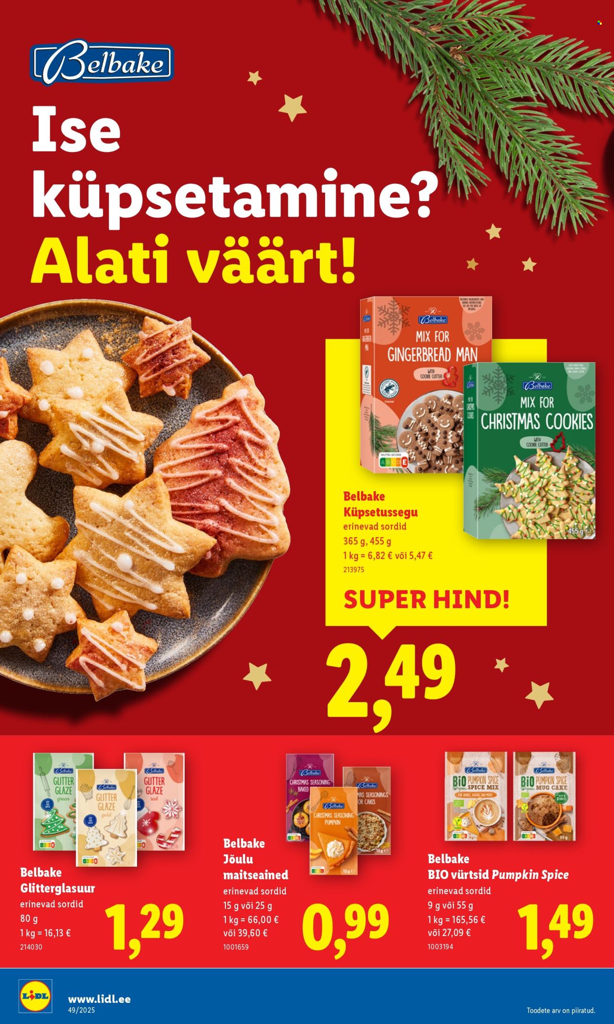lidl - Lidl kliendileht - Nädalalõpu pakkumised (4.12 - 7.12.2025) - page: 26