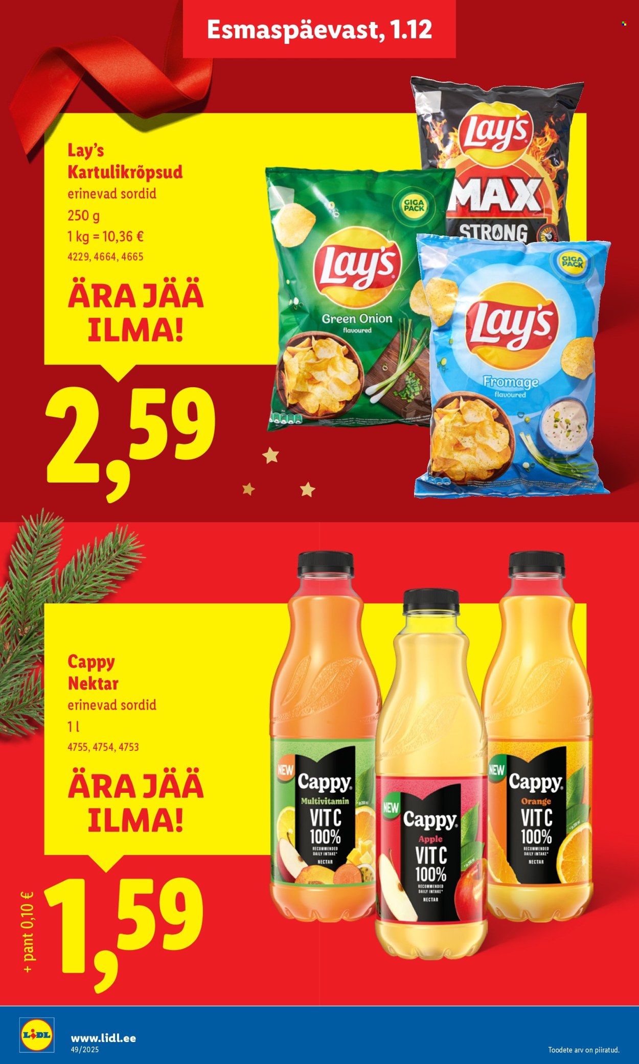 lidl - Lidl kliendileht - Nädalalõpu pakkumised (4.12 - 7.12.2025) - page: 16