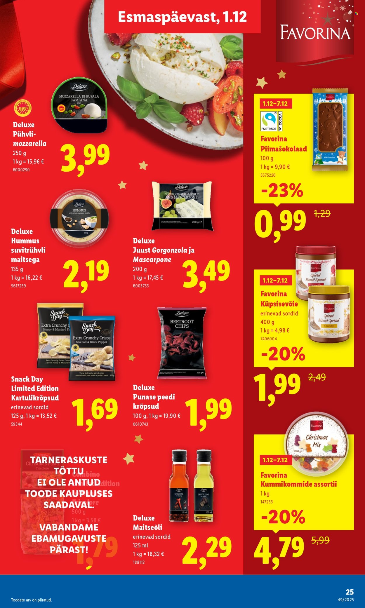 lidl - Lidl kliendileht - Nädalalõpu pakkumised (4.12 - 7.12.2025) - page: 25
