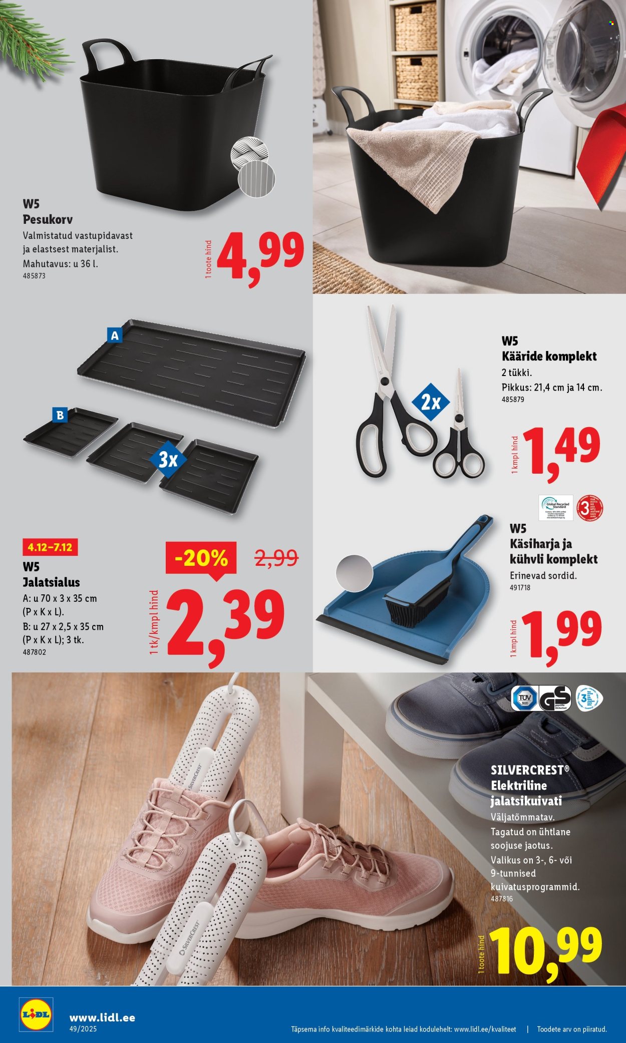 lidl - Lidl kliendileht - Nädalalõpu pakkumised (4.12 - 7.12.2025) - page: 60