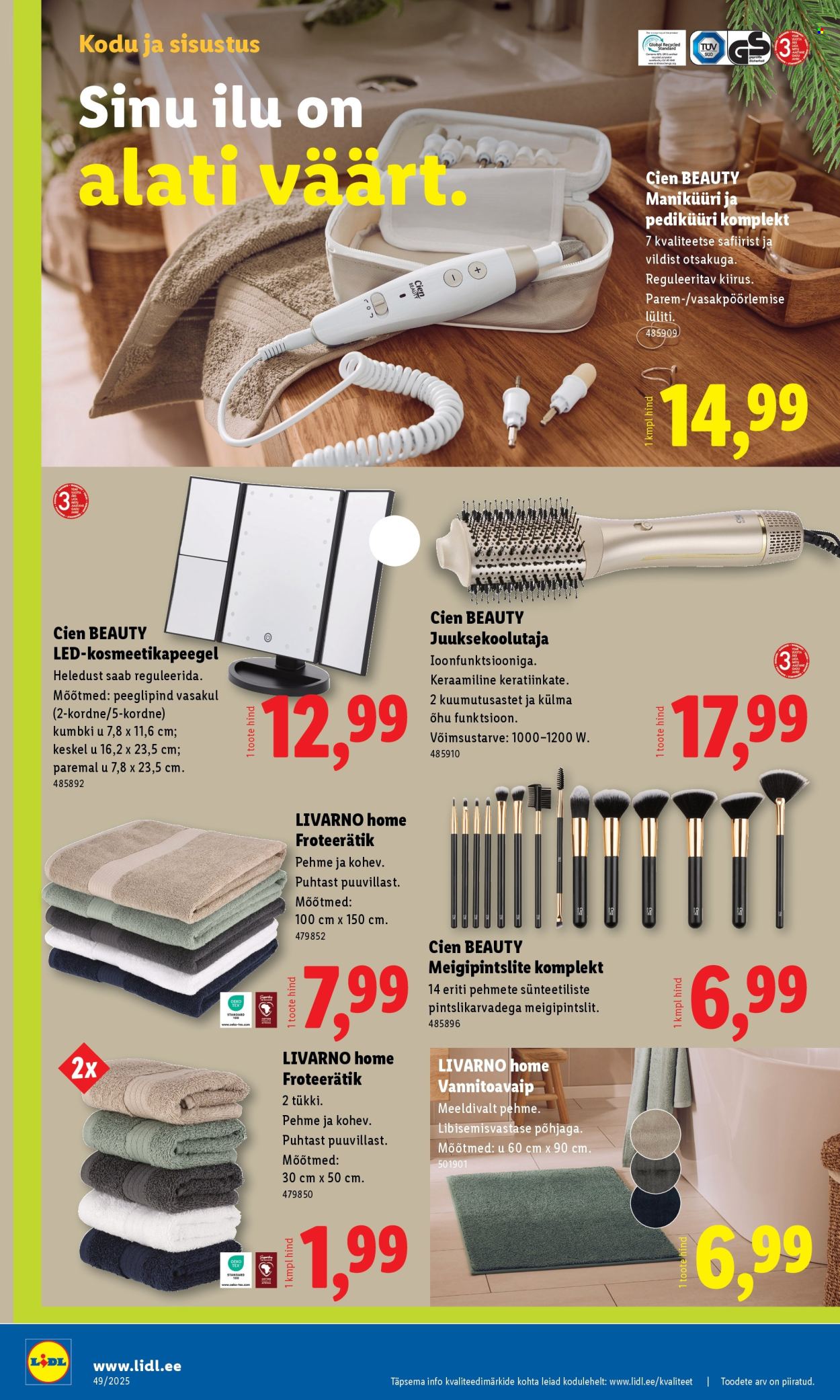 lidl - Lidl kliendileht - Nädalalõpu pakkumised (4.12 - 7.12.2025) - page: 66