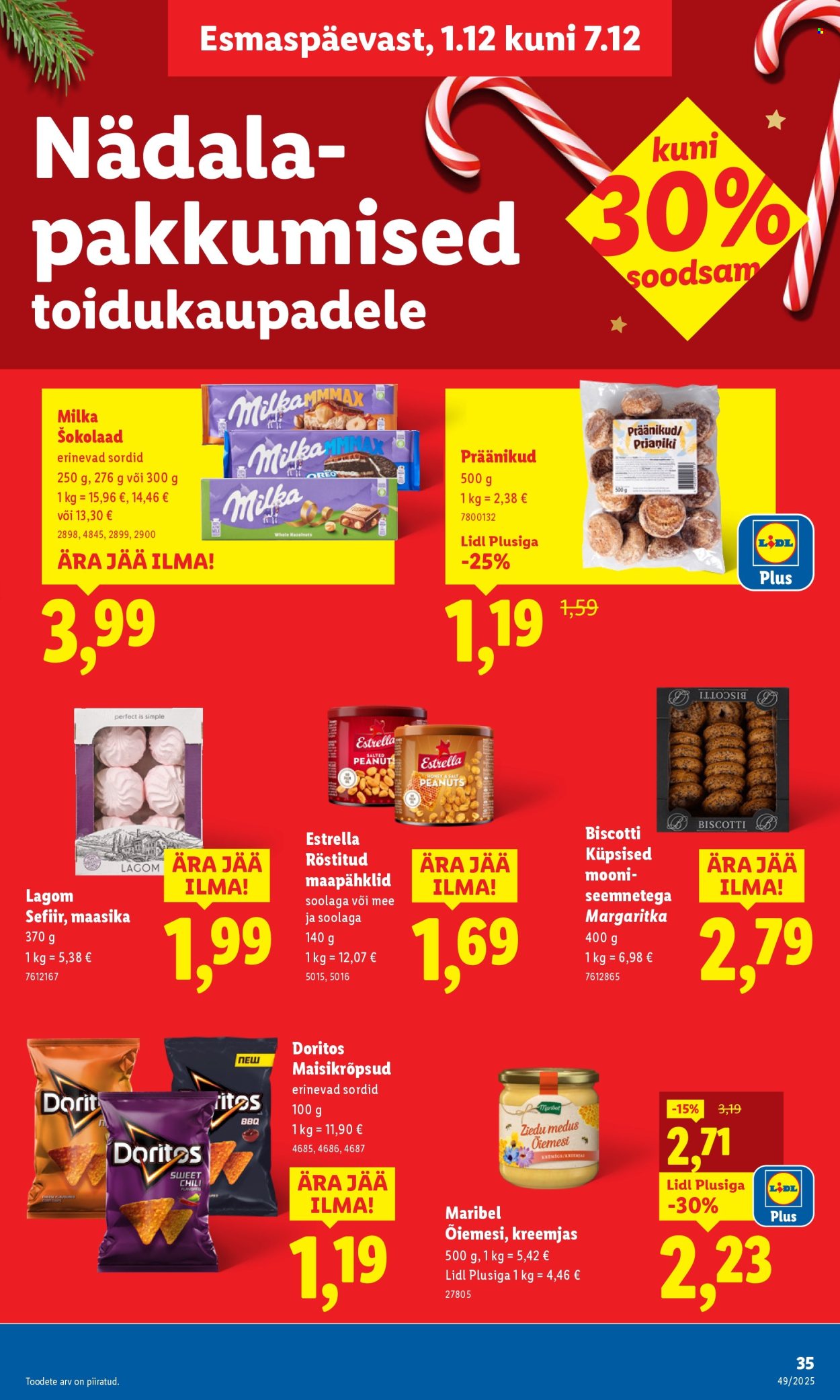 lidl - Lidl kliendileht - Nädalalõpu pakkumised (4.12 - 7.12.2025) - page: 35