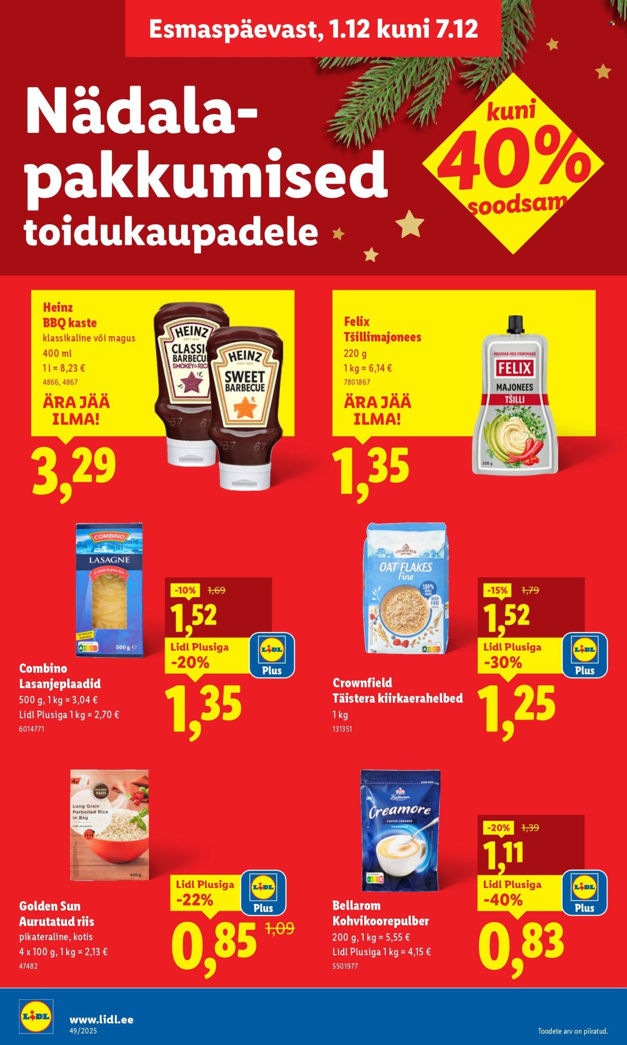 lidl - Lidl kliendileht - Nädalalõpu pakkumised (4.12 - 7.12.2025) - page: 34