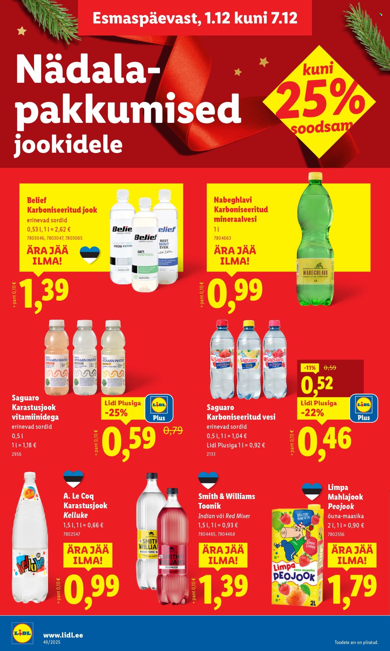 lidl - Lidl kliendileht - Nädalalõpu pakkumised (4.12 - 7.12.2025) - page: 38