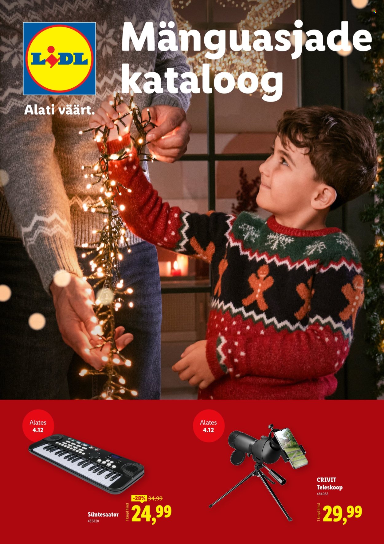 lidl - Lidl kliendileht - Mänguasjade kataloog