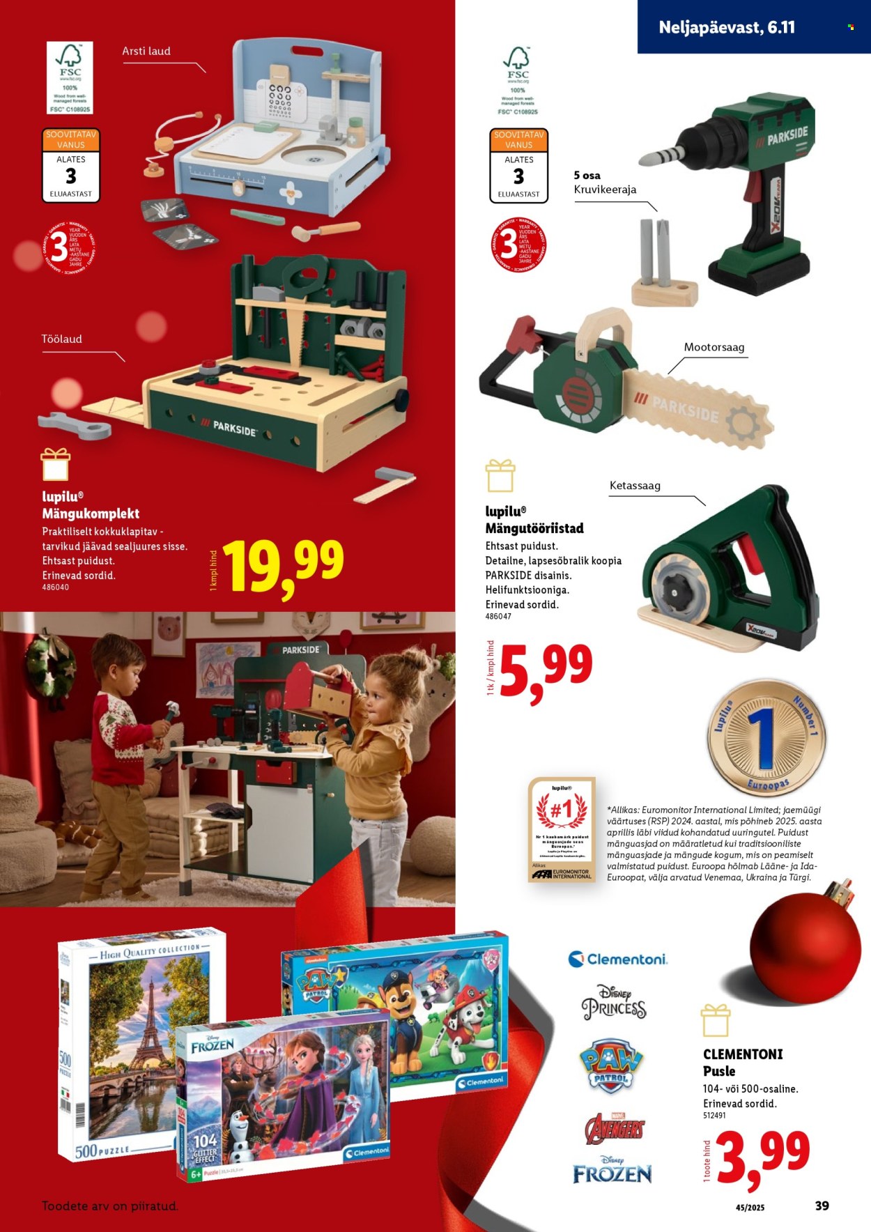 lidl - Lidl kliendileht - Mänguasjade kataloog - page: 39