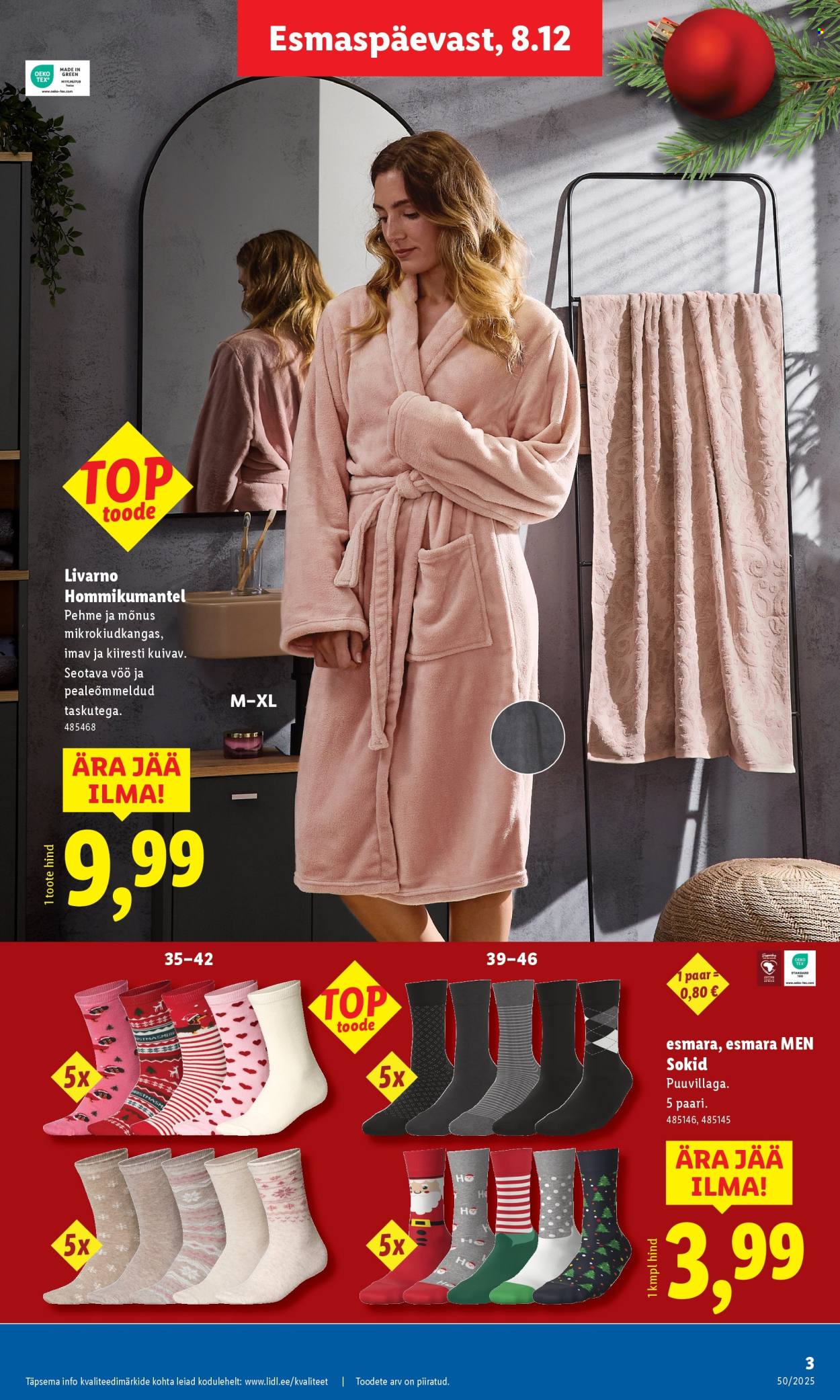 lidl - Lidl kliendileht - Tööstuskaupade pakkumised (8.12 - 14.12.2025) - page: 3