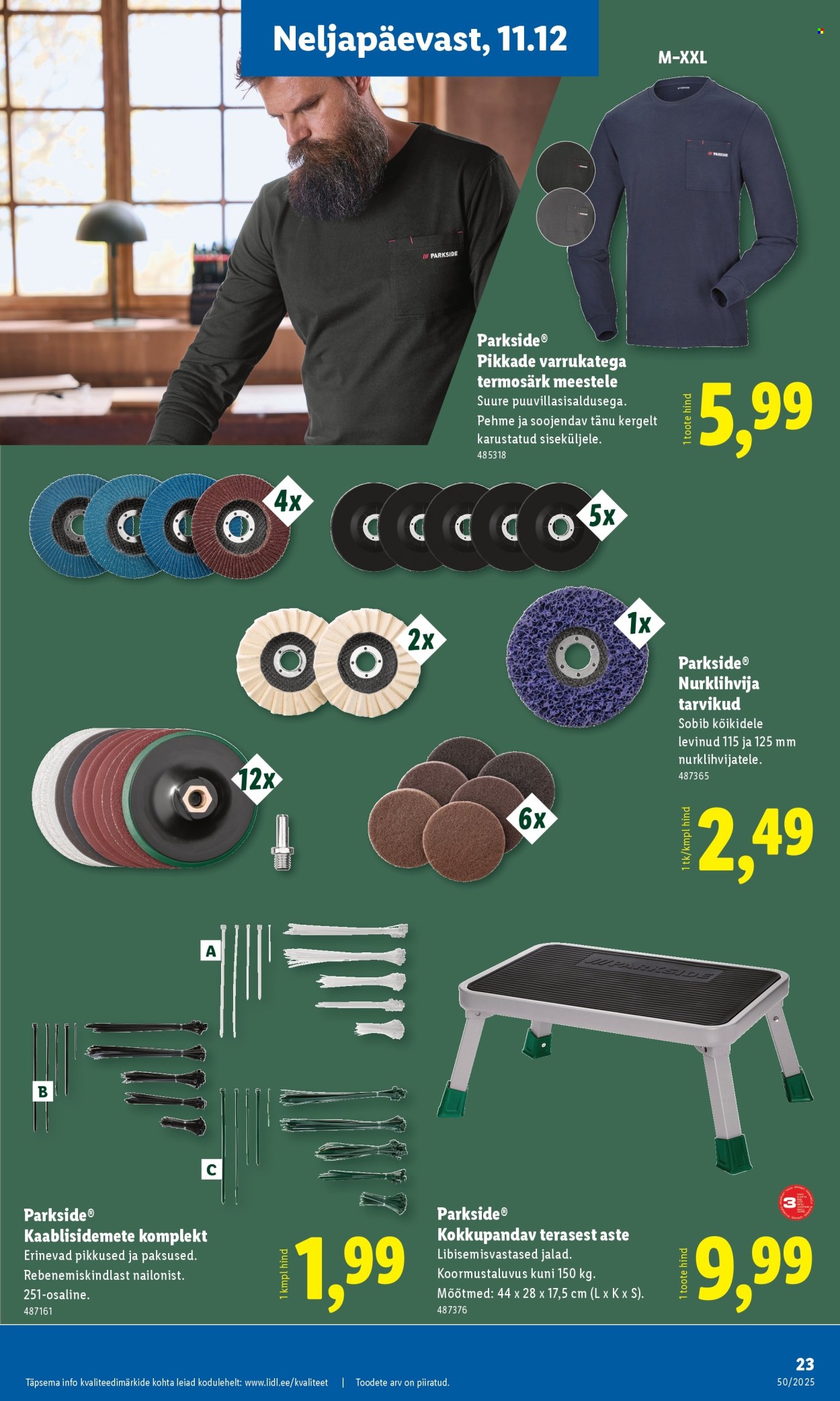 lidl - Lidl kliendileht - Tööstuskaupade pakkumised (8.12 - 14.12.2025) - page: 23