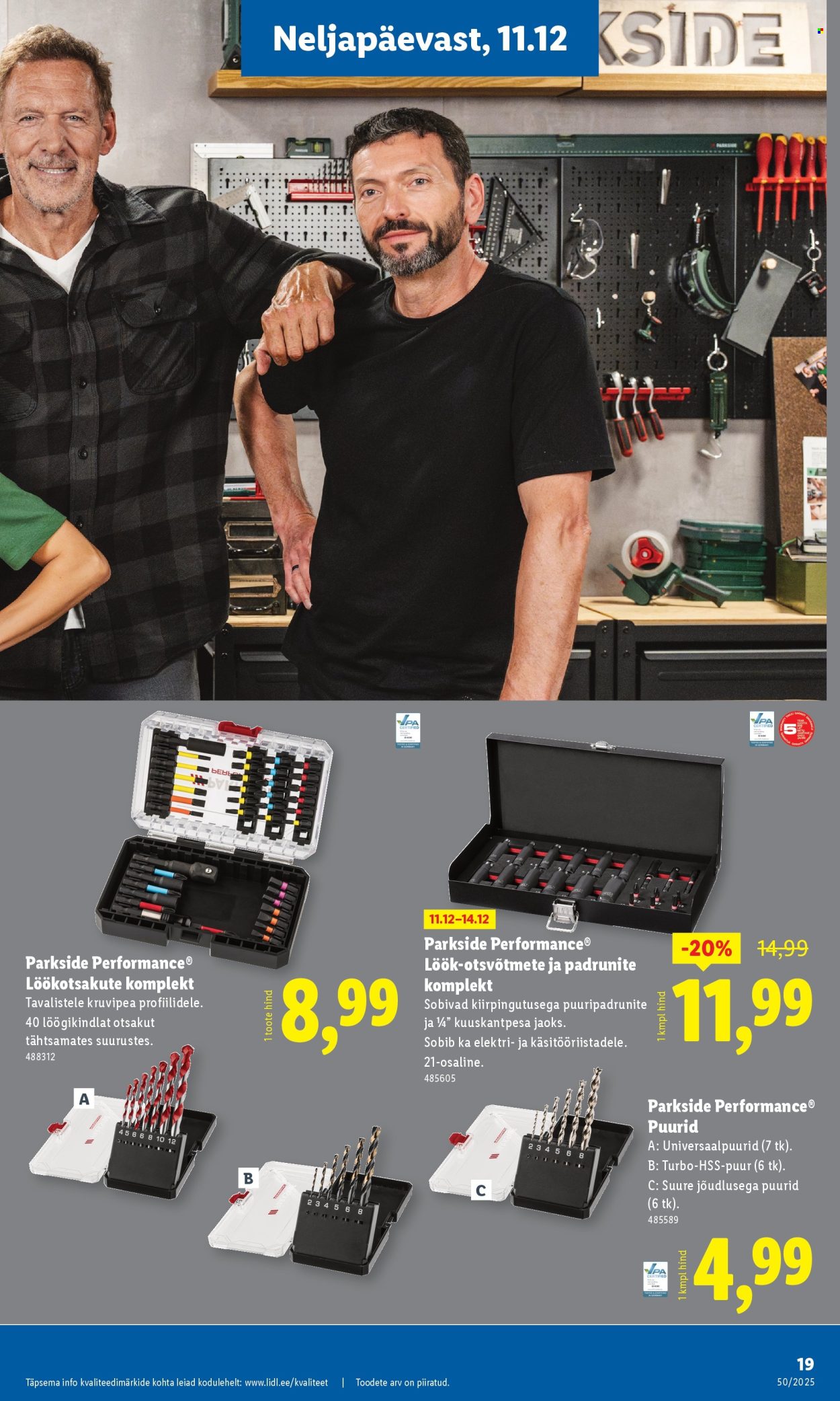 lidl - Lidl kliendileht - Tööstuskaupade pakkumised (8.12 - 14.12.2025) - page: 19