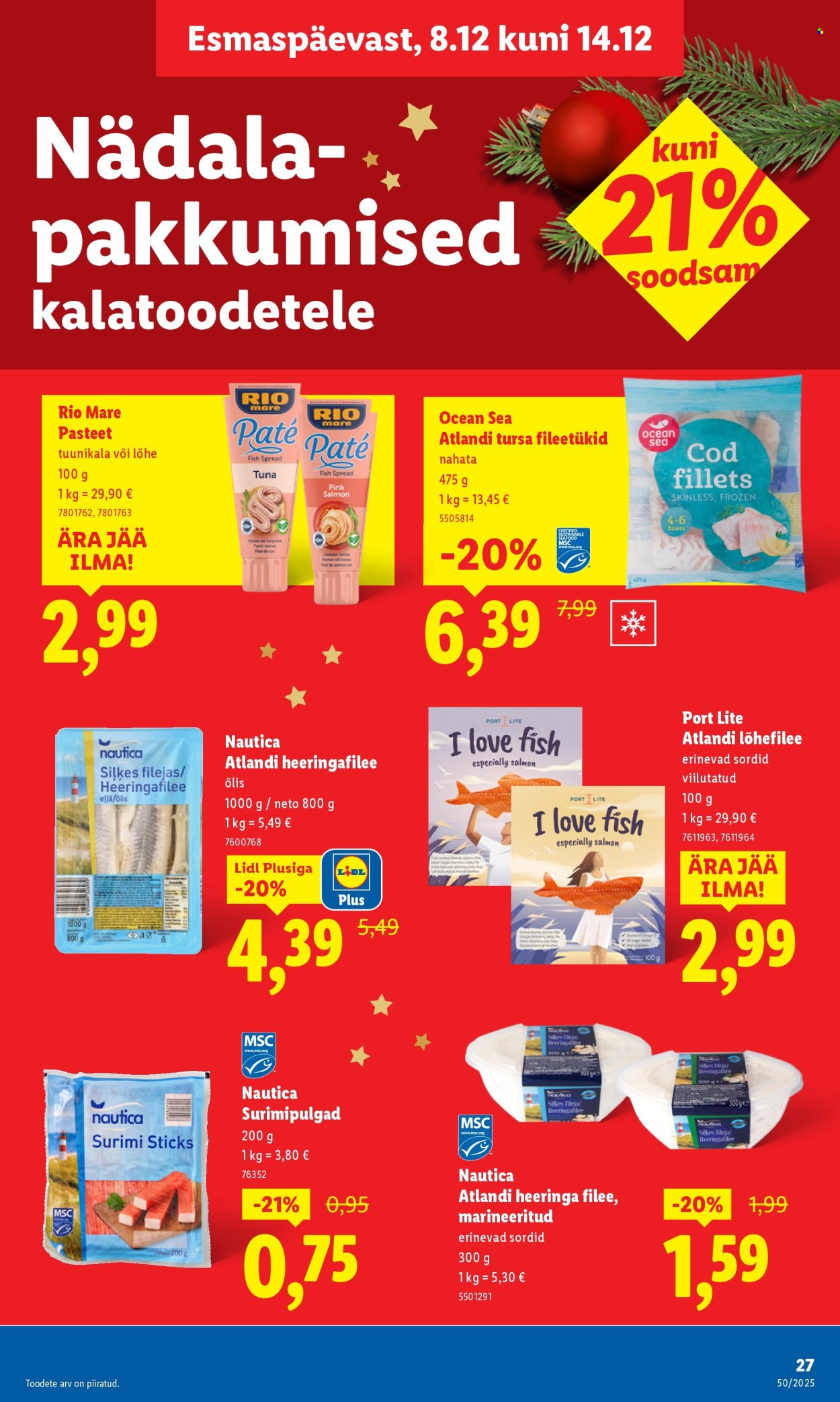 lidl - Lidl kliendileht - Kliendileht (8.12 - 14.12.2025) - page: 27