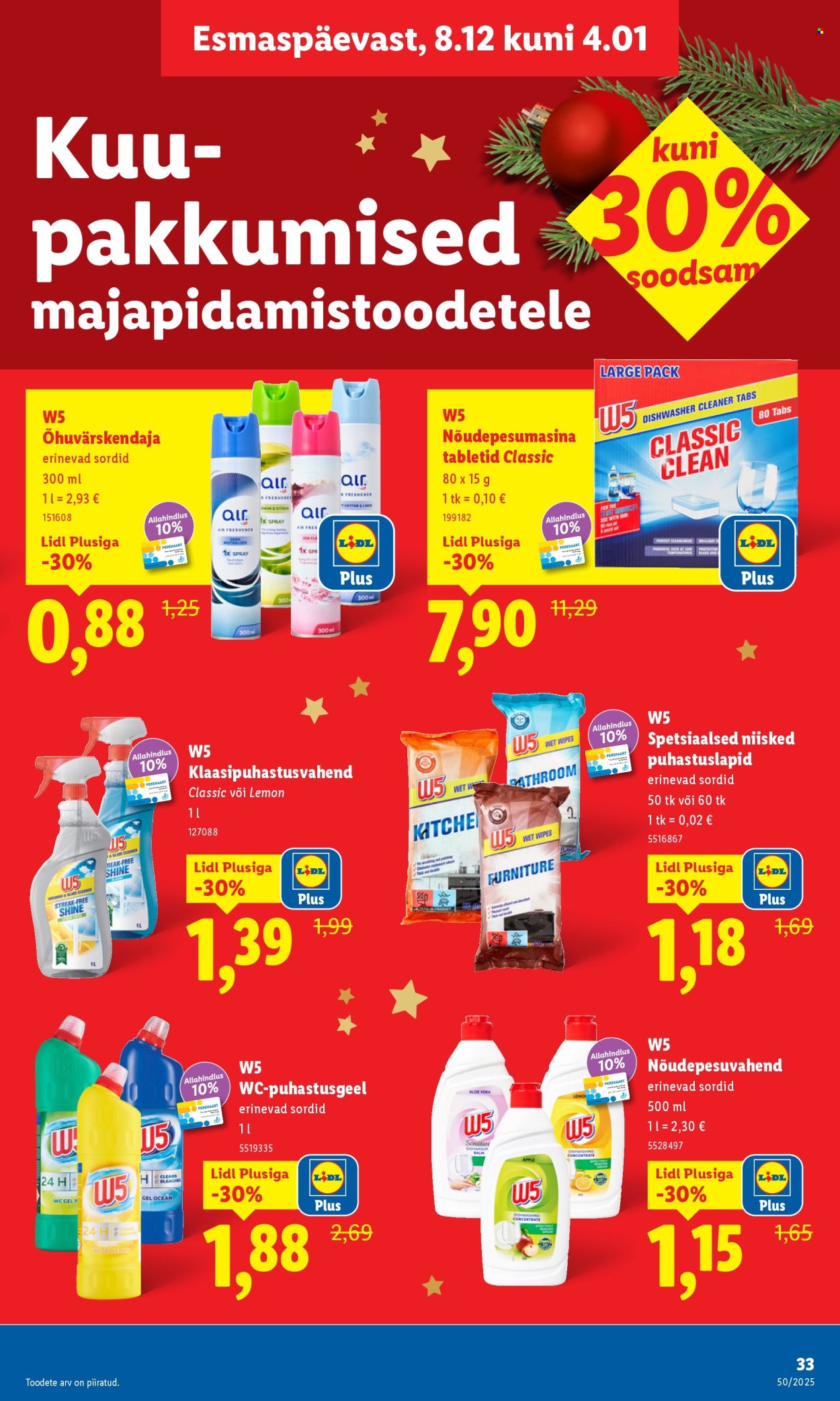 lidl - Lidl kliendileht - Kliendileht (8.12 - 14.12.2025) - page: 33