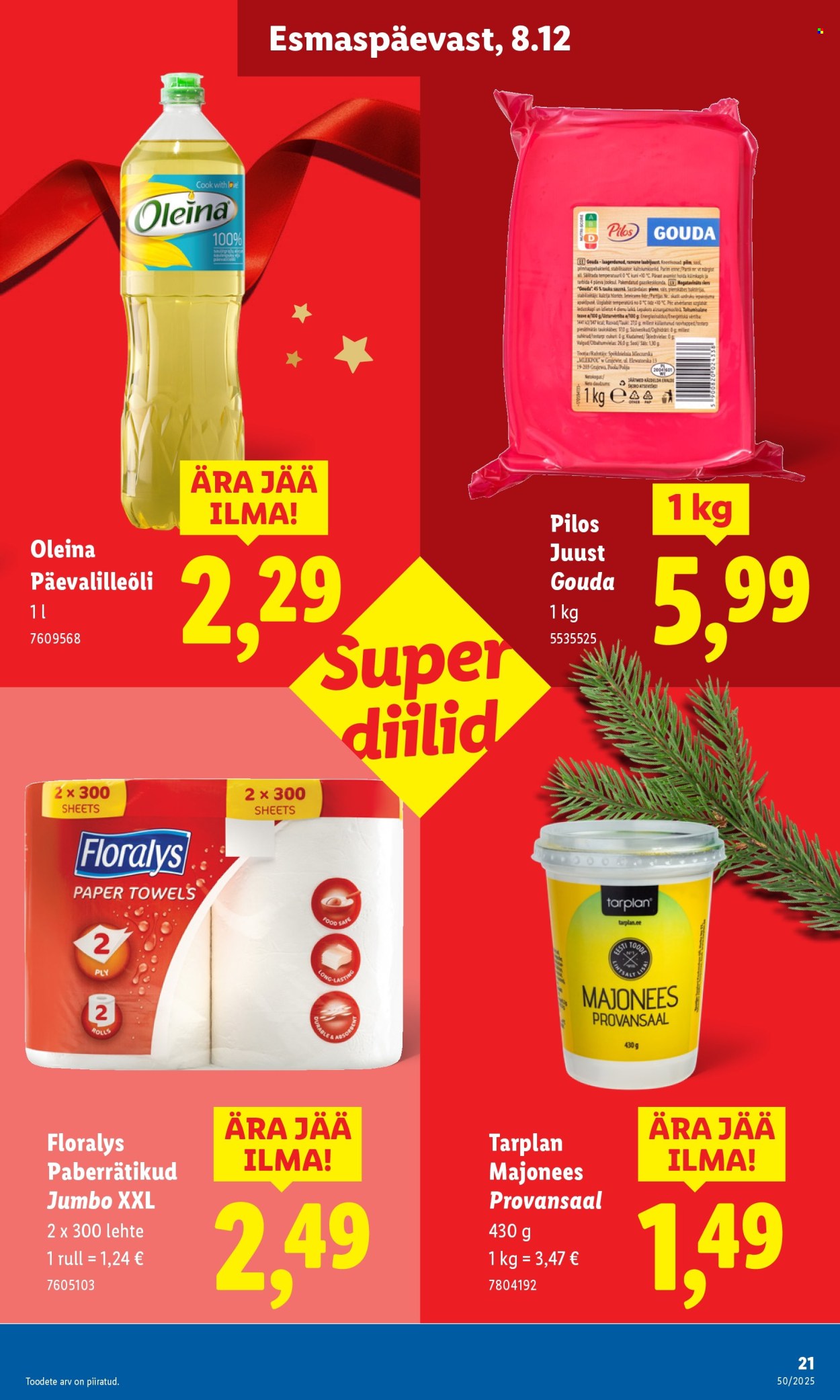 lidl - Lidl kliendileht - Kliendileht (8.12 - 14.12.2025) - page: 21