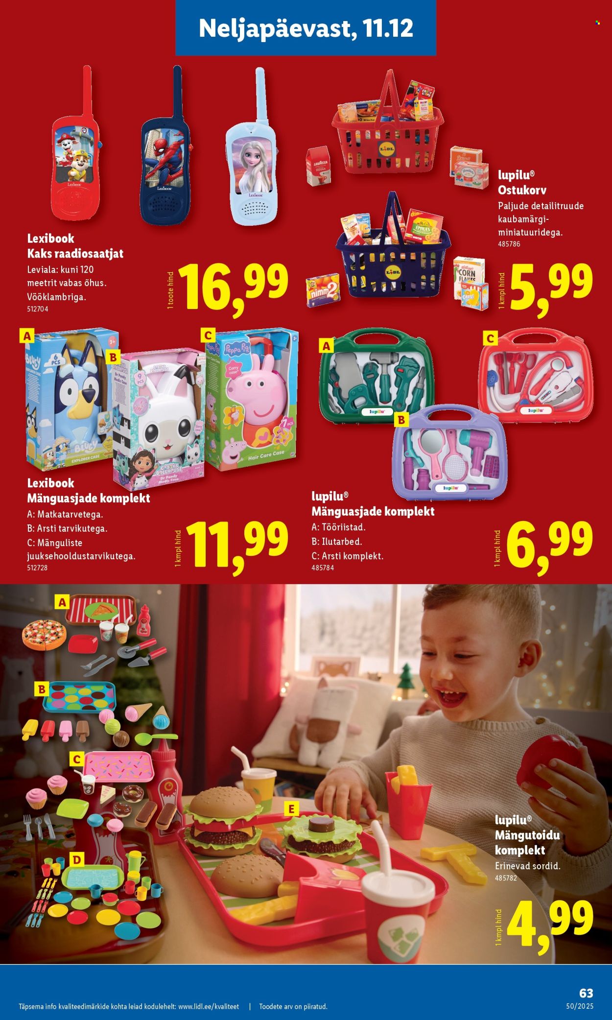 lidl - Lidl kliendileht - Kliendileht (8.12 - 14.12.2025) - page: 63