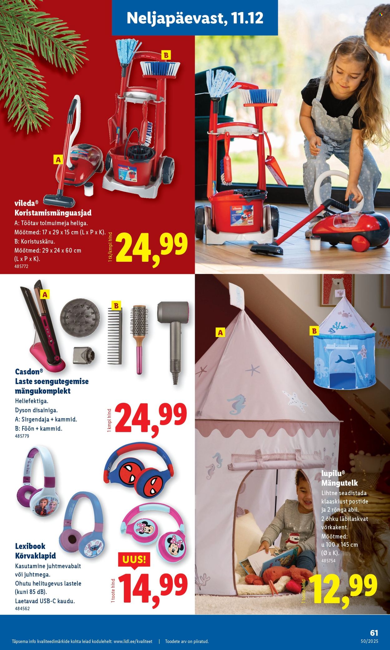 lidl - Lidl kliendileht - Kliendileht (8.12 - 14.12.2025) - page: 61