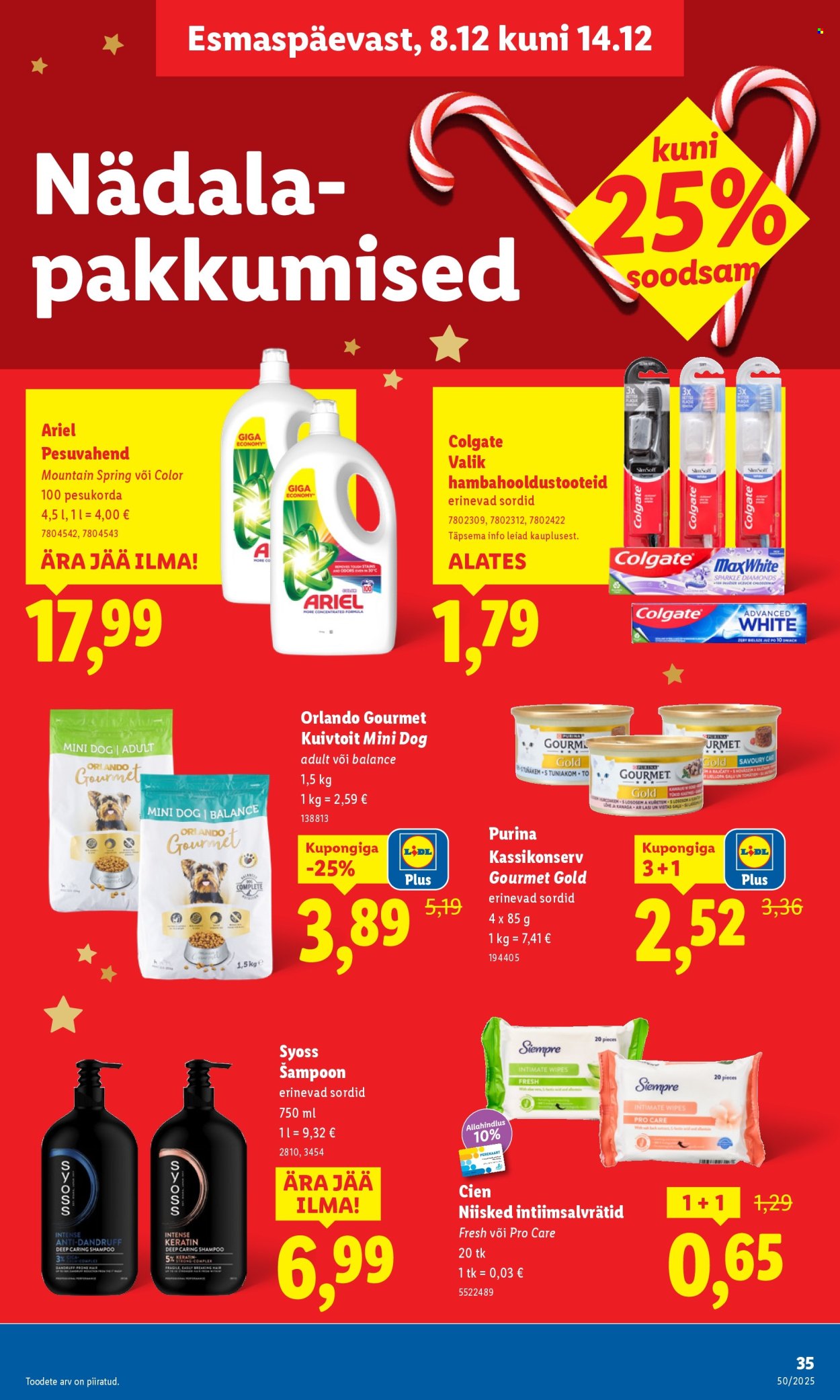 lidl - Lidl kliendileht - Kliendileht (8.12 - 14.12.2025) - page: 35