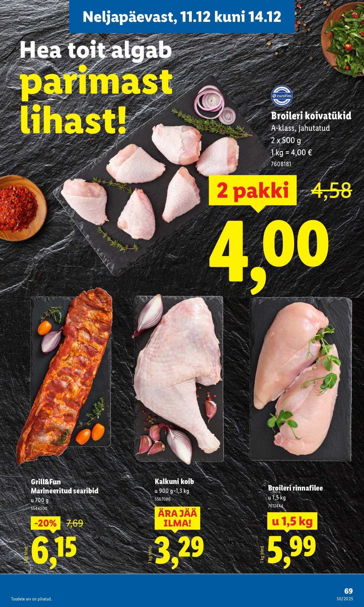 lidl - Lidl kliendileht - Kliendileht (8.12 - 14.12.2025) - page: 69