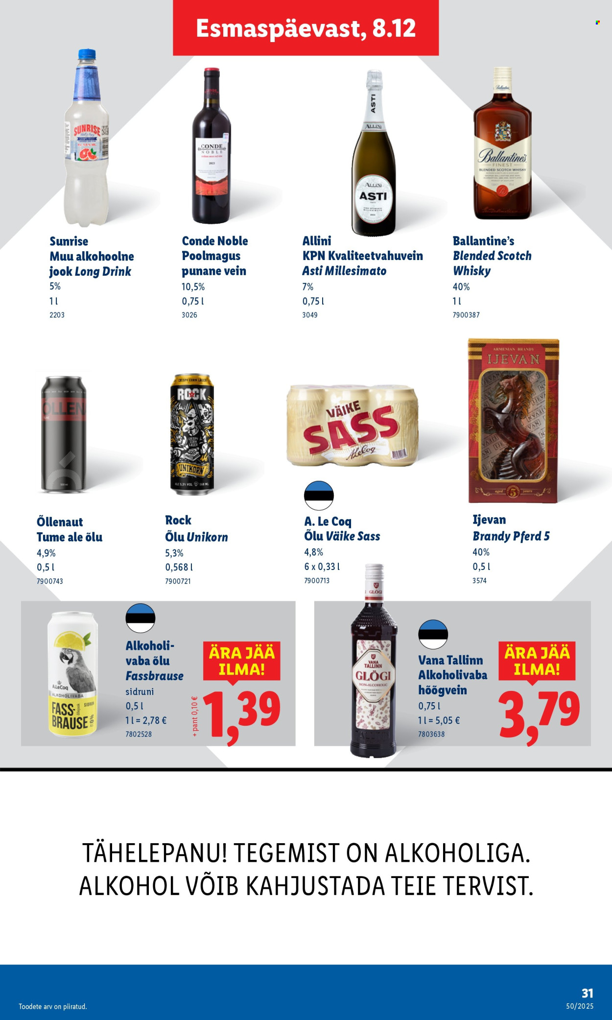 lidl - Lidl kliendileht - Kliendileht (8.12 - 14.12.2025) - page: 31