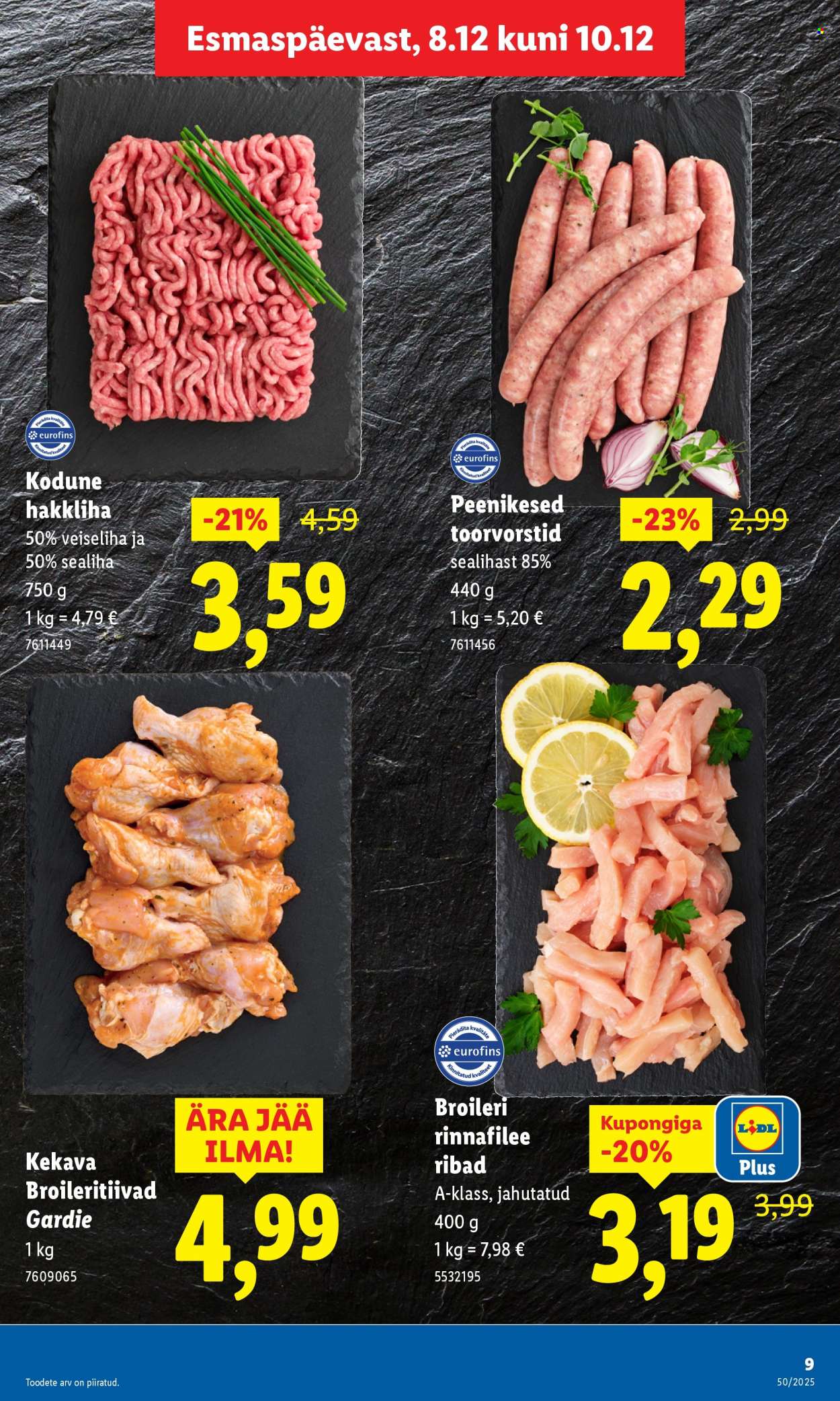 lidl - Lidl kliendileht - Kliendileht (8.12 - 14.12.2025) - page: 9