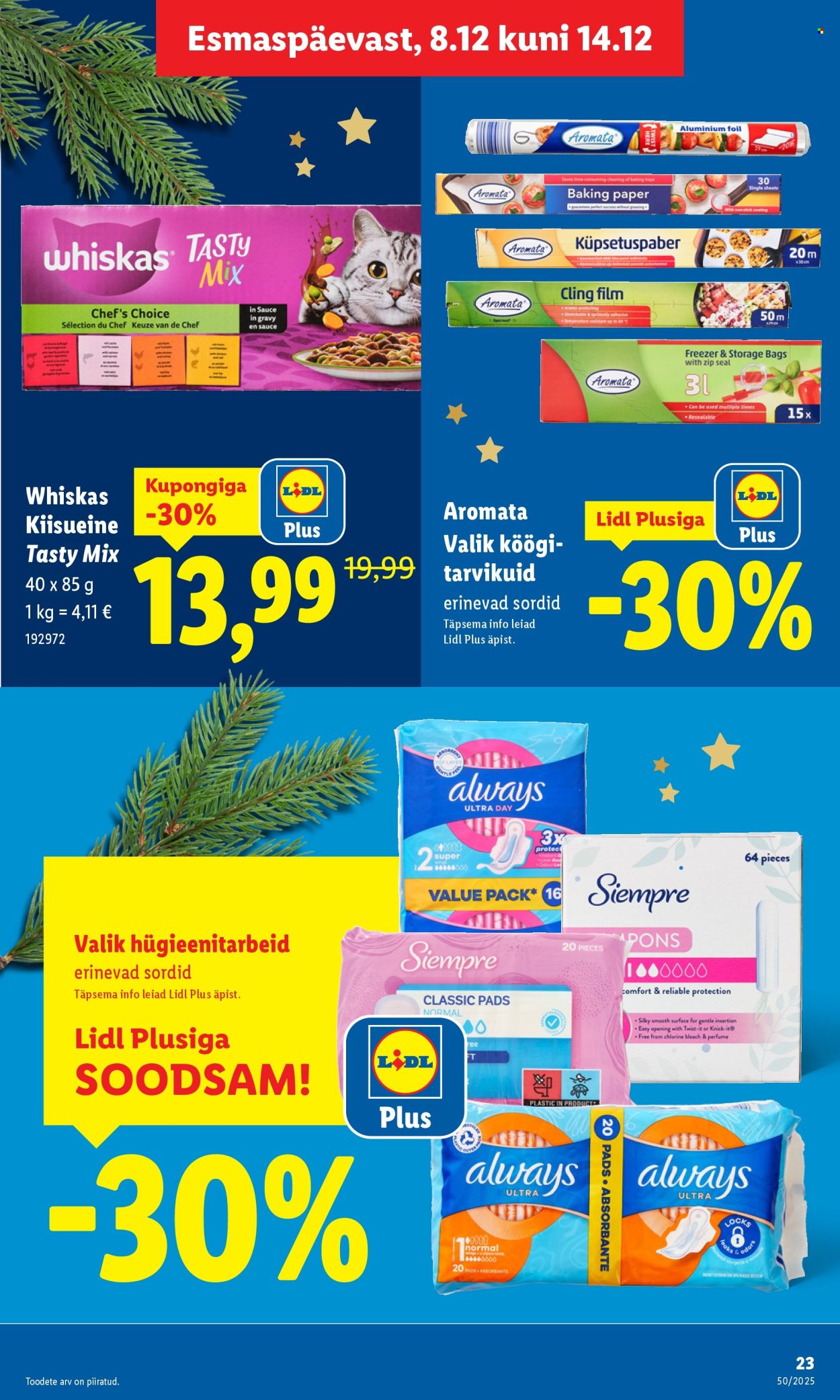lidl - Lidl kliendileht - Kliendileht (8.12 - 14.12.2025) - page: 23