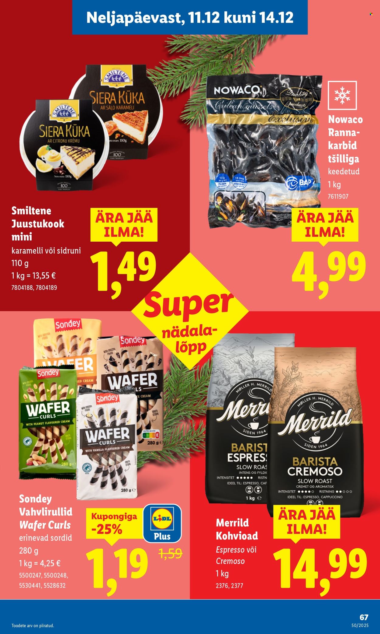 lidl - Lidl kliendileht - Kliendileht (8.12 - 14.12.2025) - page: 67