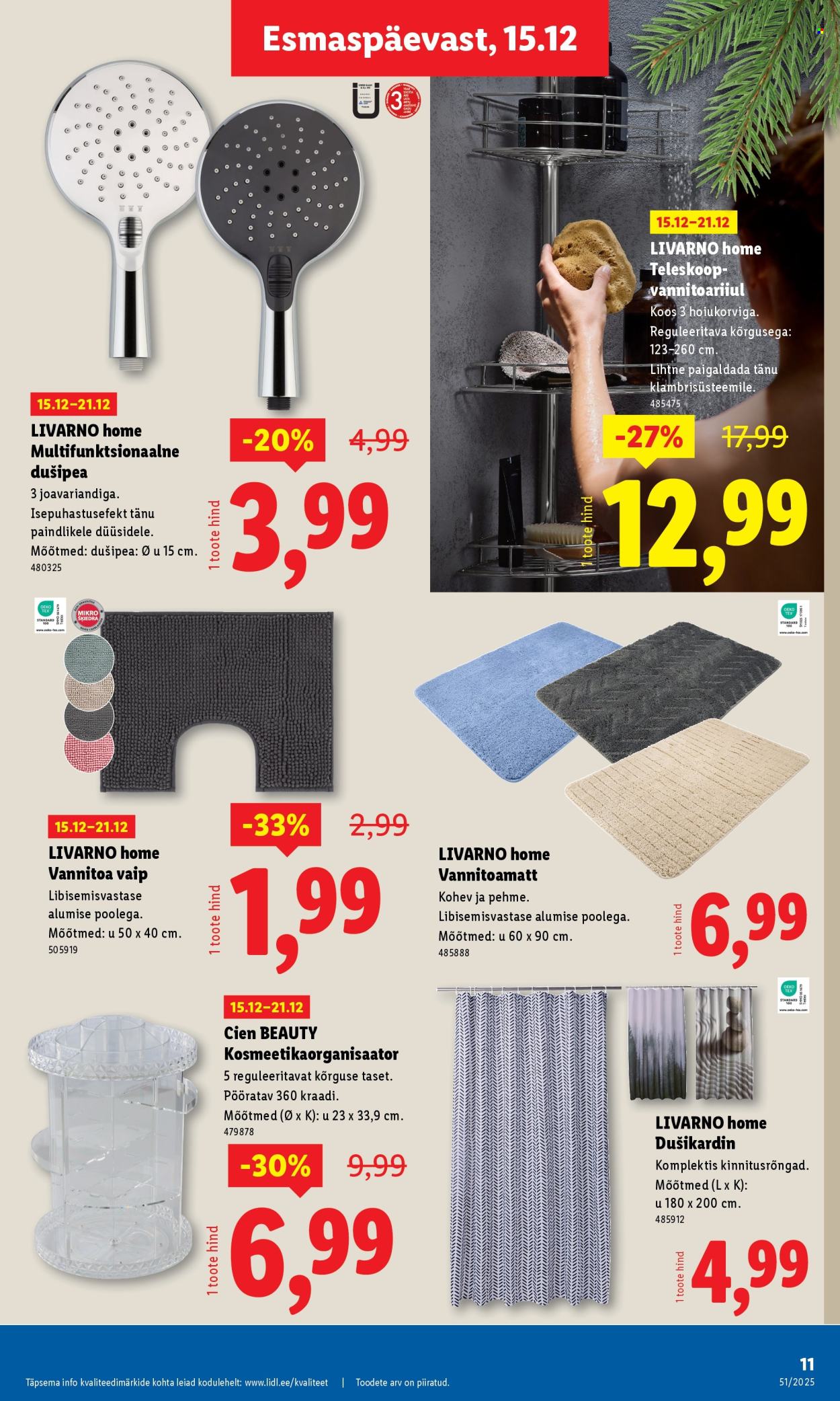 lidl - Lidl kliendileht - Tööstuskaupade pakkumised (15.12 - 21.12.2025) - page: 11