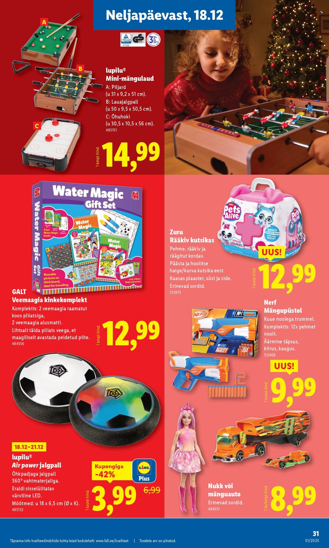 lidl - Lidl kliendileht - Tööstuskaupade pakkumised (15.12 - 21.12.2025) - page: 31