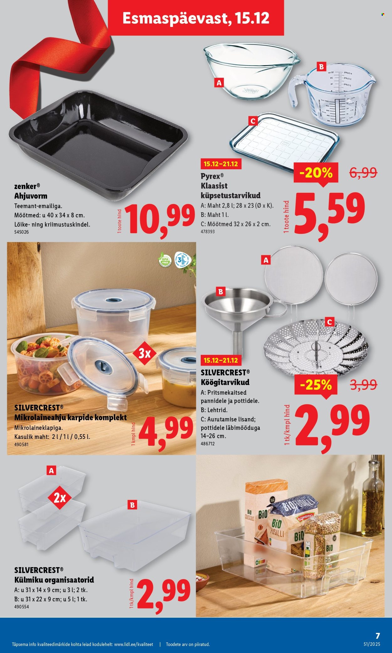 lidl - Lidl kliendileht - Tööstuskaupade pakkumised (15.12 - 21.12.2025) - page: 7