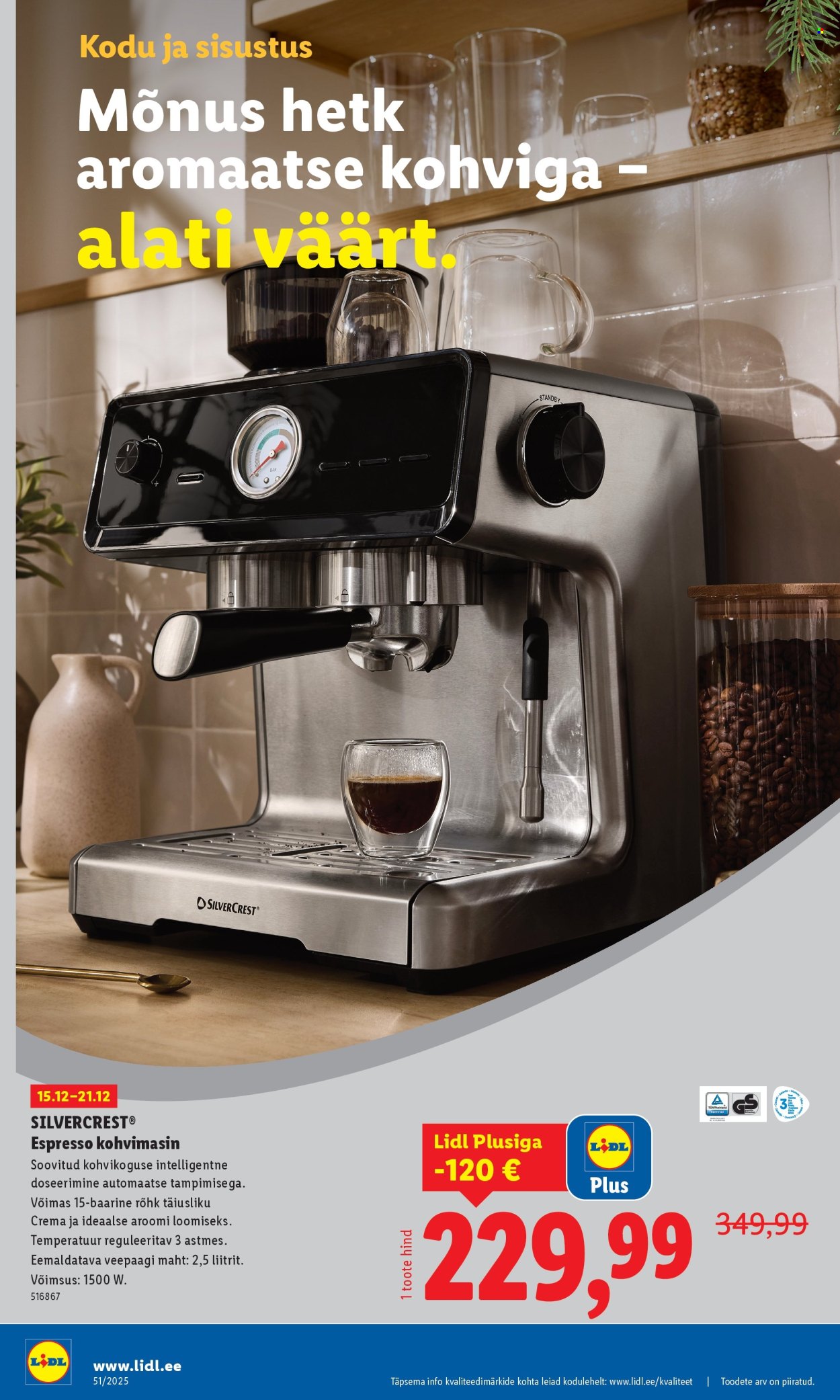 lidl - Lidl kliendileht - Kliendileht (15.12 - 21.12.2025) - page: 40