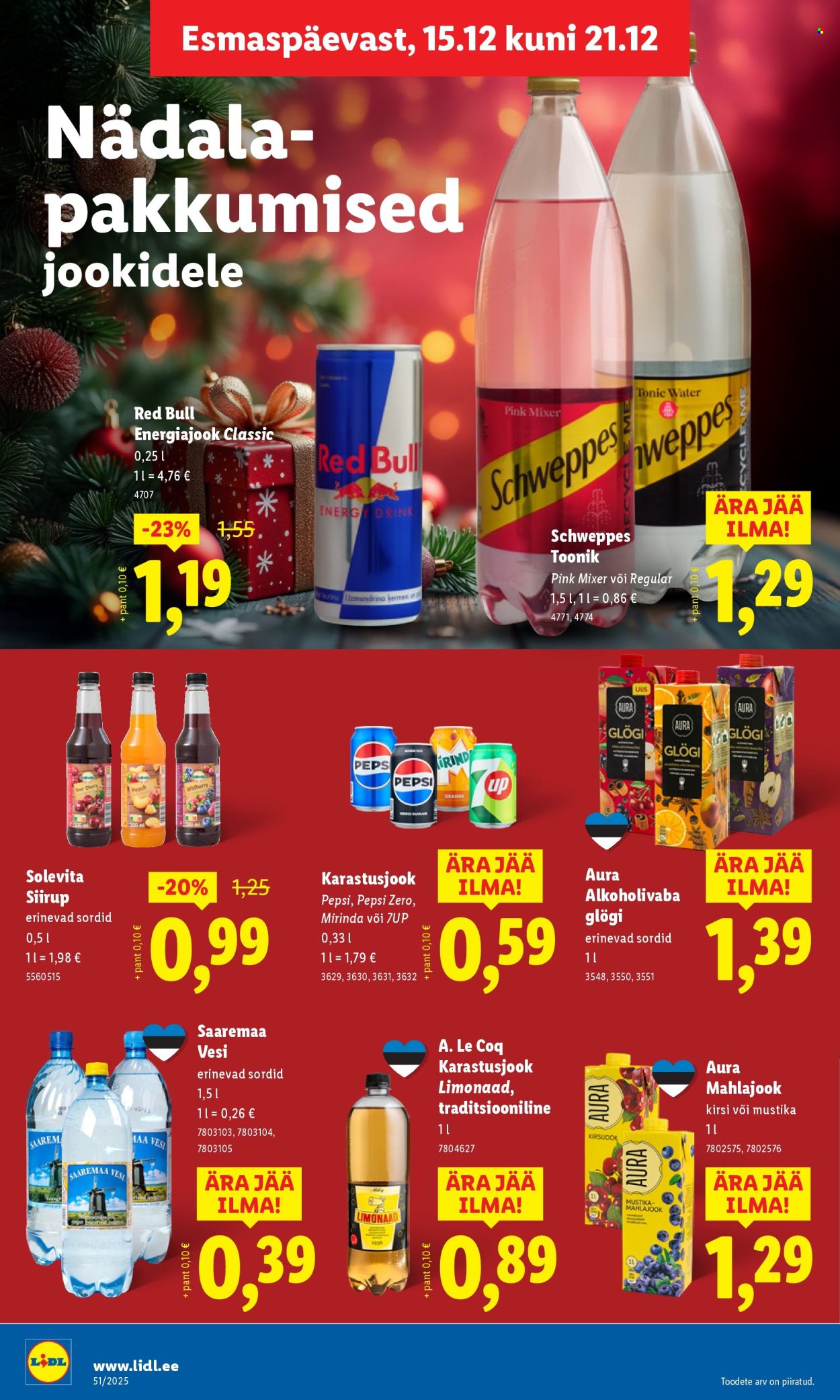 lidl - Lidl kliendileht - Kliendileht (15.12 - 21.12.2025) - page: 34