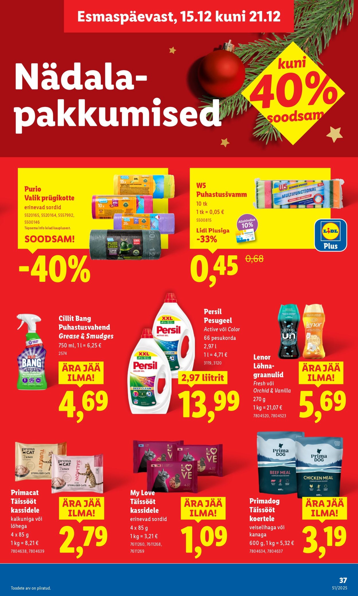 lidl - Lidl kliendileht - Kliendileht (15.12 - 21.12.2025) - page: 37
